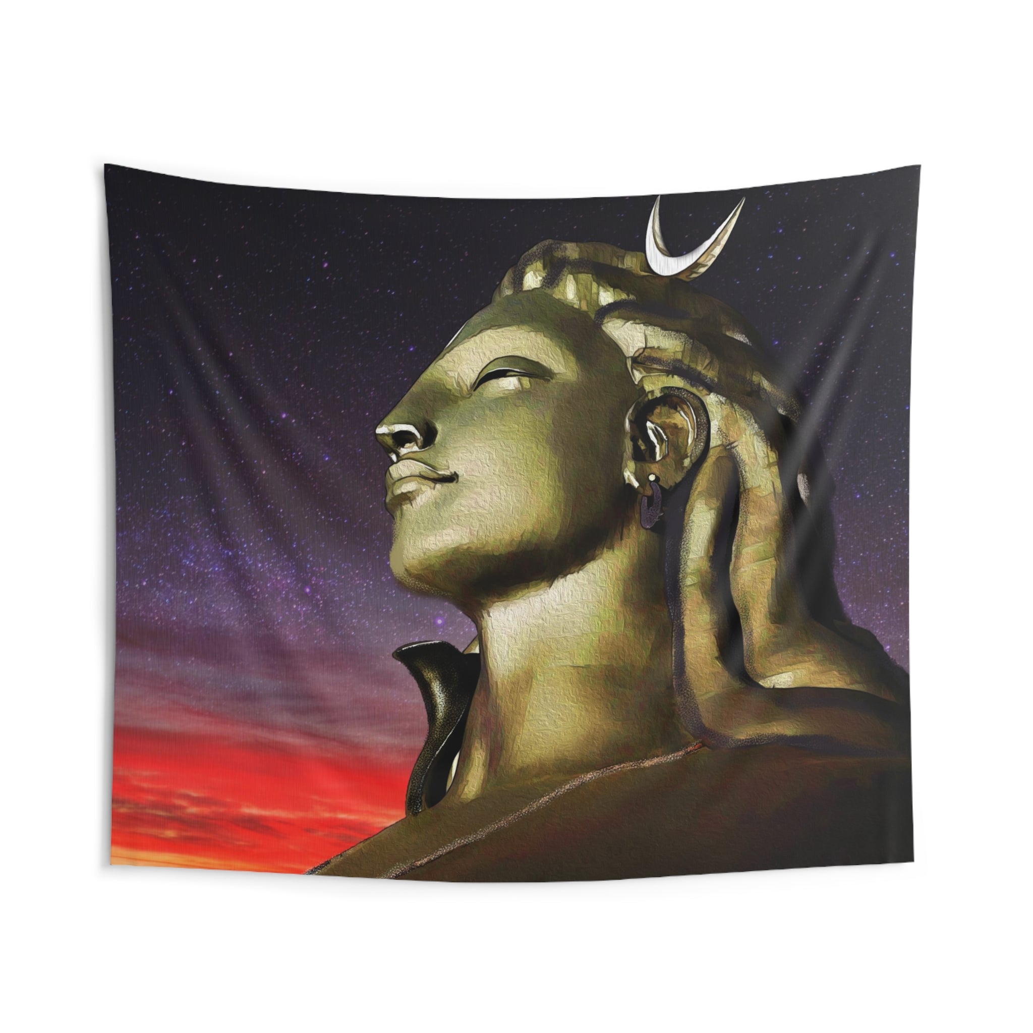Adiyogi Shiva Golden Tapestry-1