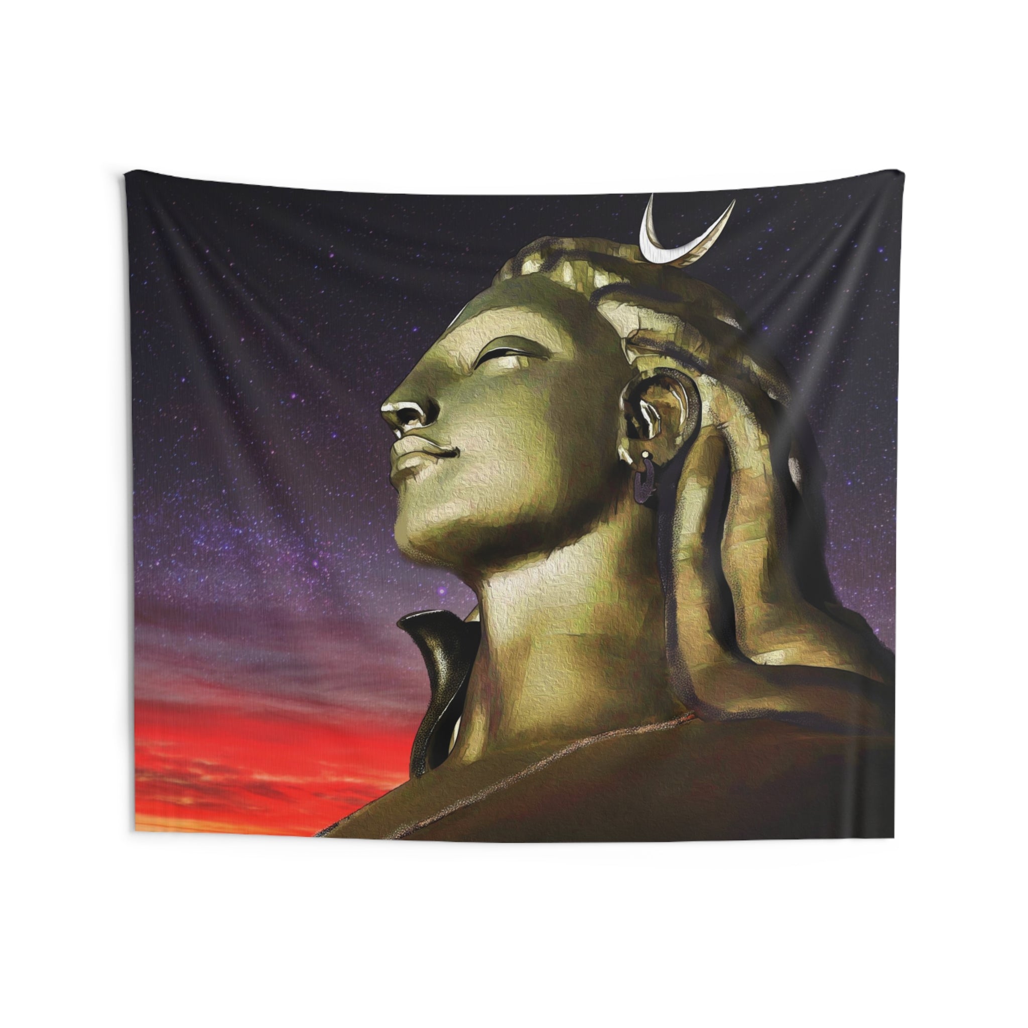 Adiyogi Shiva Golden Tapestry-3