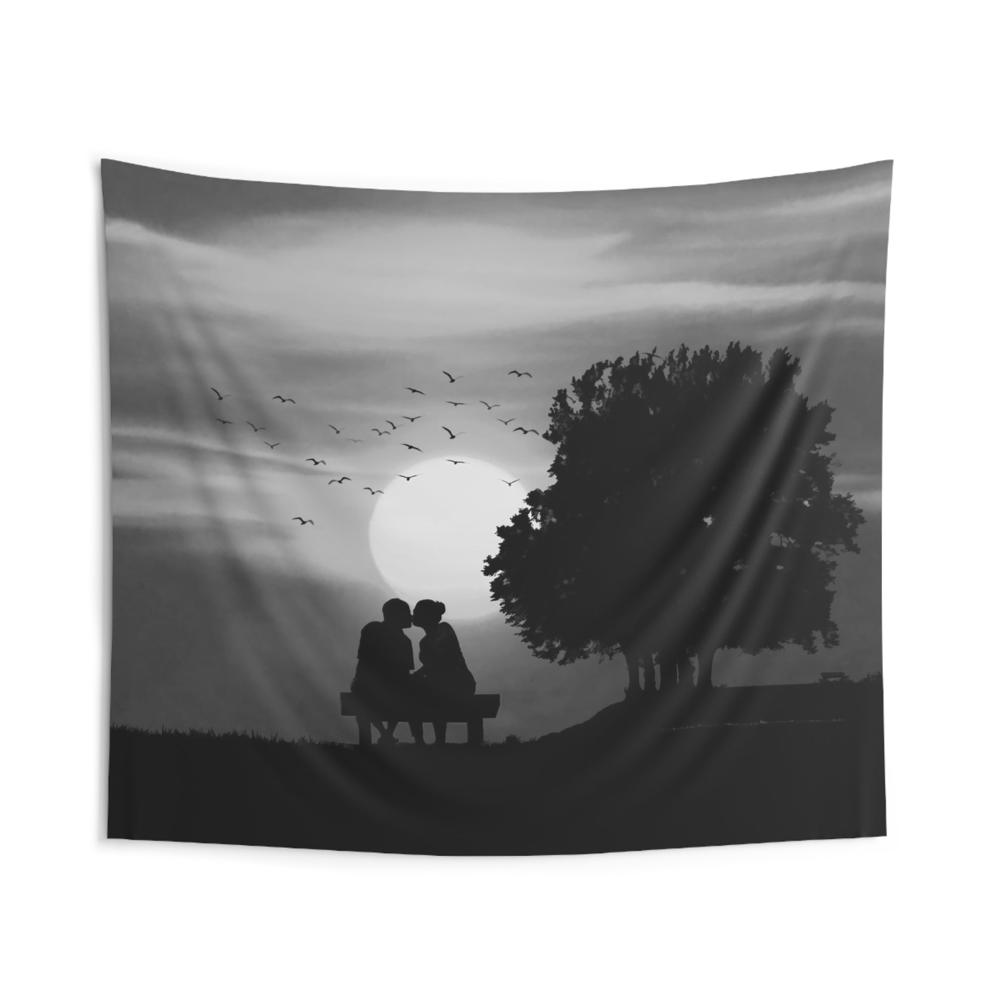 Couple Sunset Tapestry-1