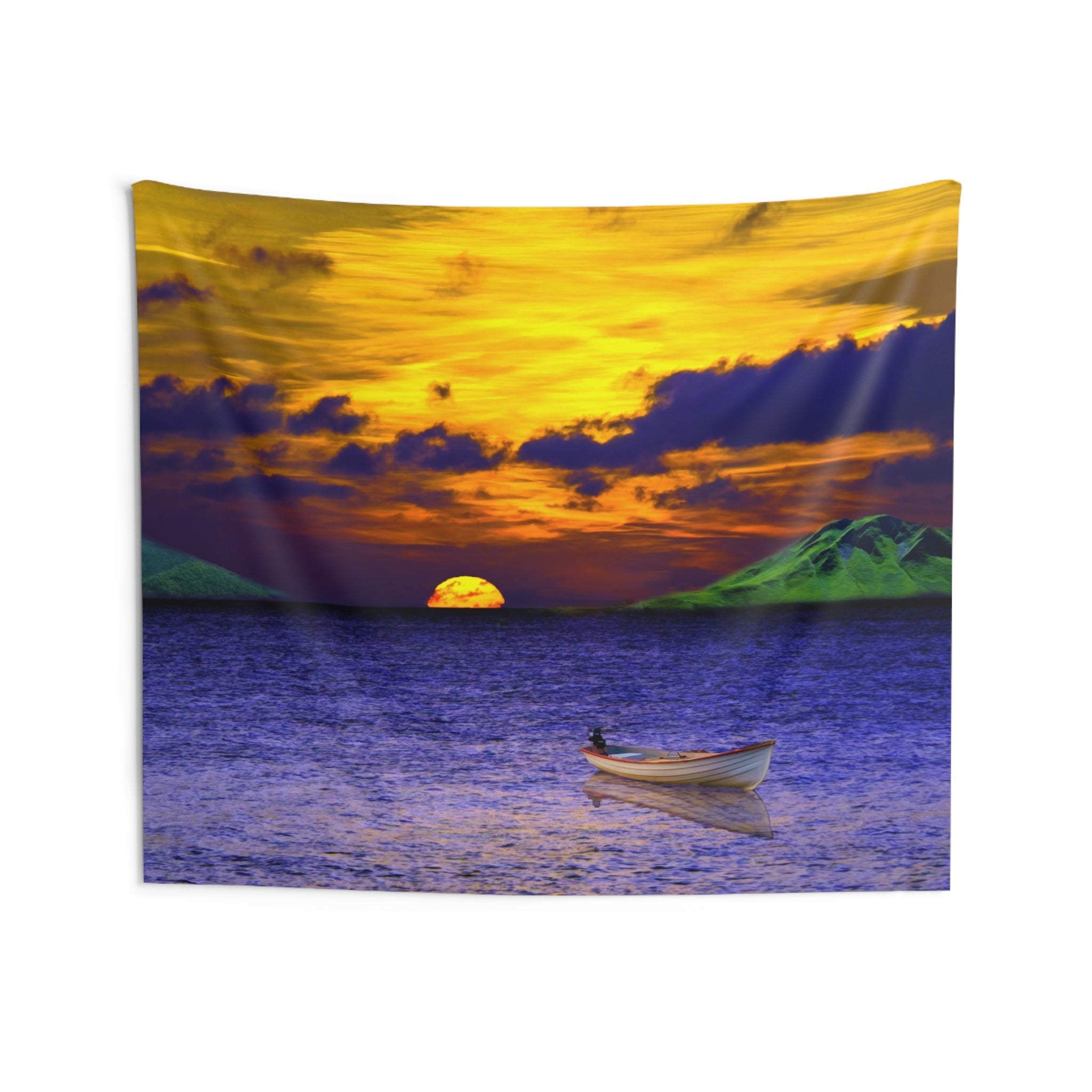 Mountain Lake Tapestry-3