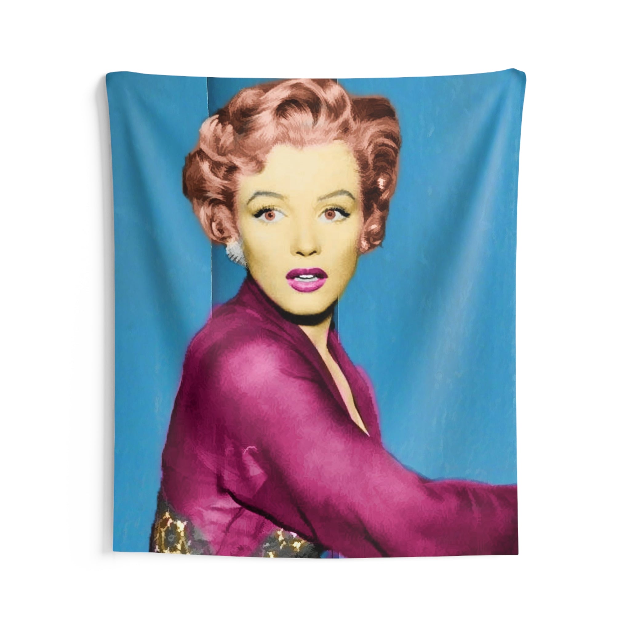 Marilyn Brown Hair Tapestry-2