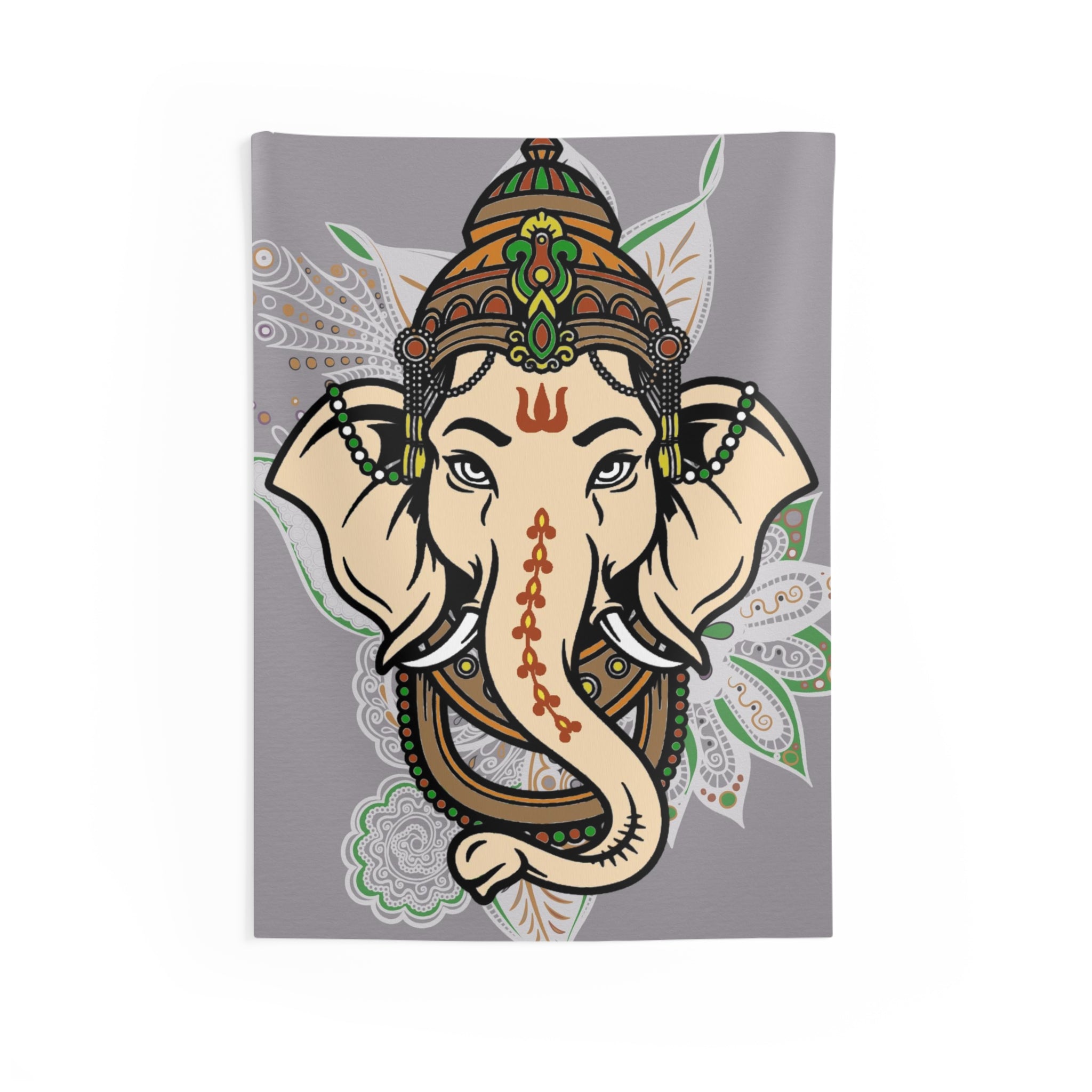 Ganesha Face Tapestry-0