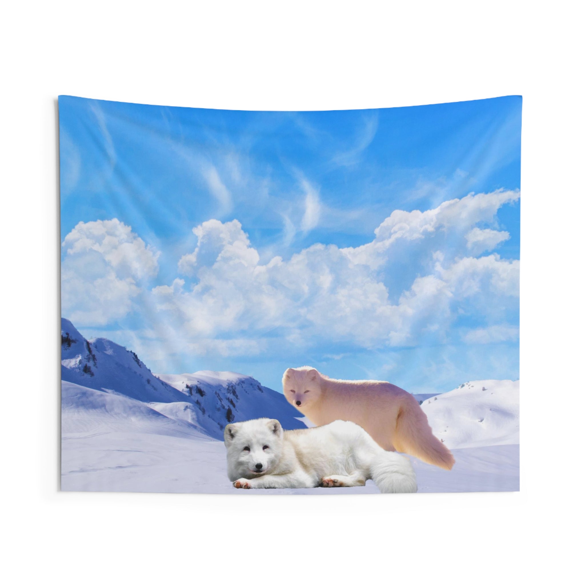 Arctic Fox Tapestry-0