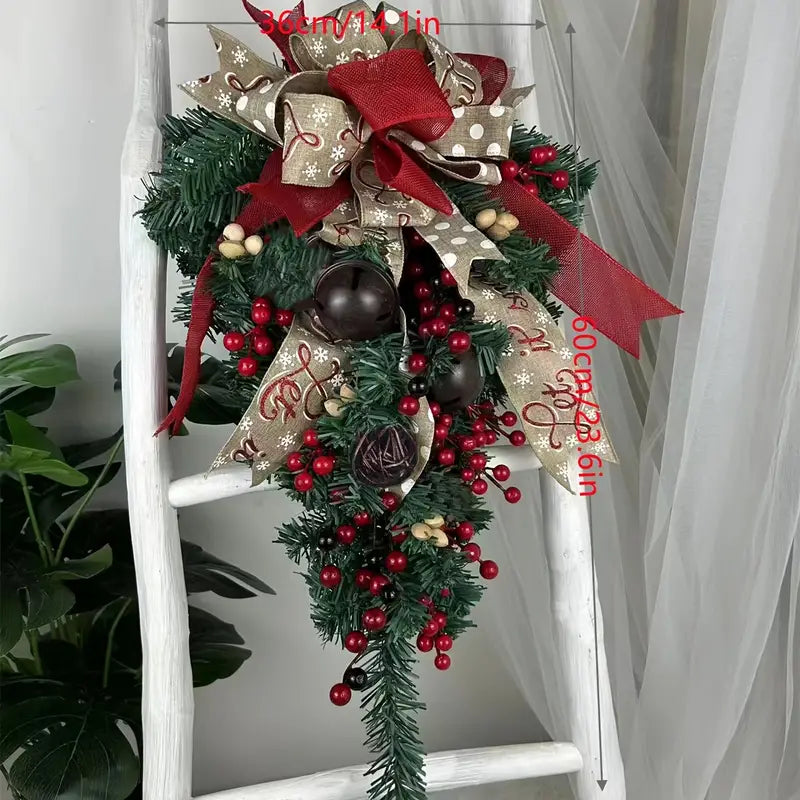 Joyful Door Adornments: Festive Christmas Ornaments-2