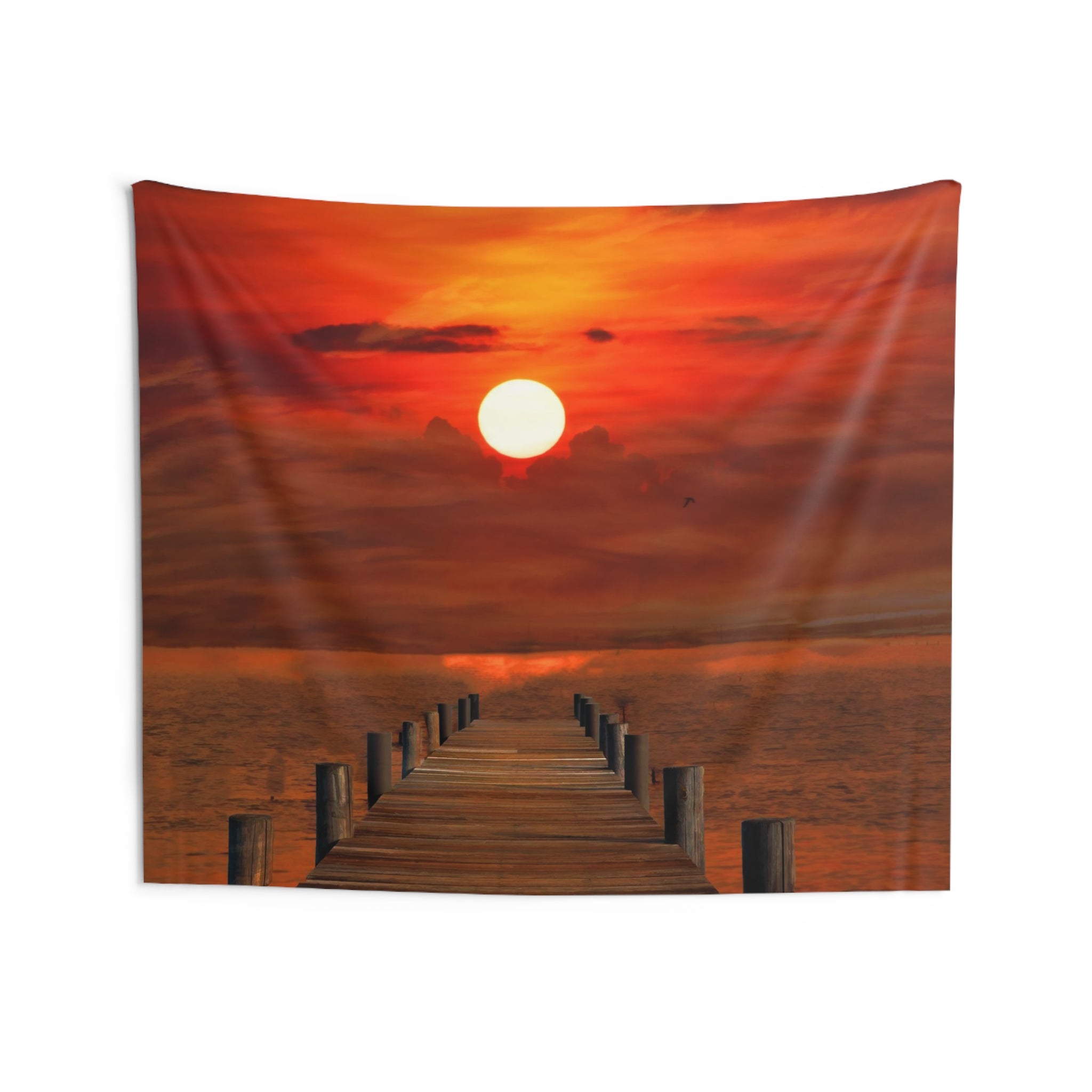Jetty Sunrise Tapestry-3