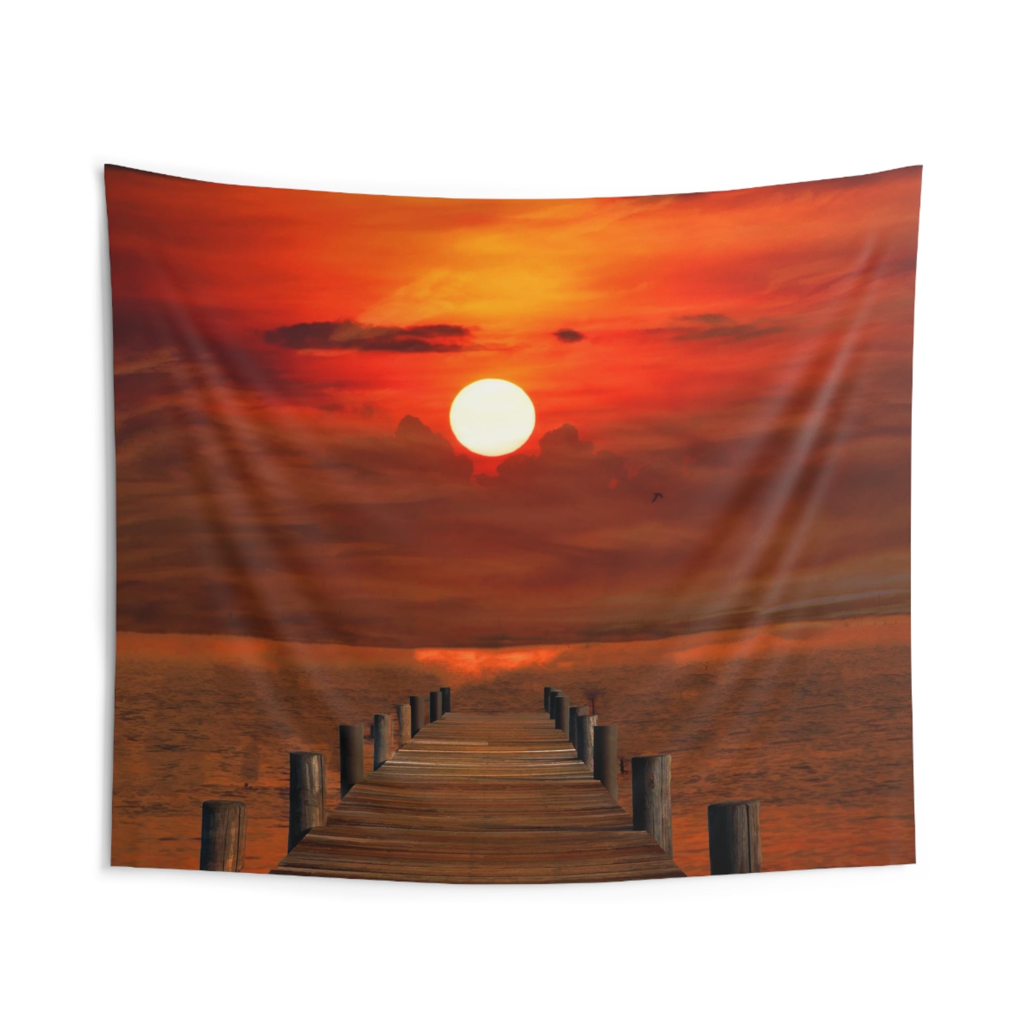 Jetty Sunrise Tapestry-1