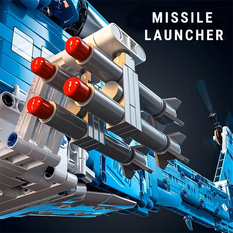 Heavy-Duty Military Helicopter 1710Pcs-2