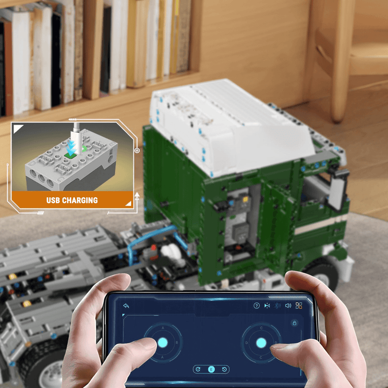 Remote Controlled 70s Cabover Truck 2180PCS-3