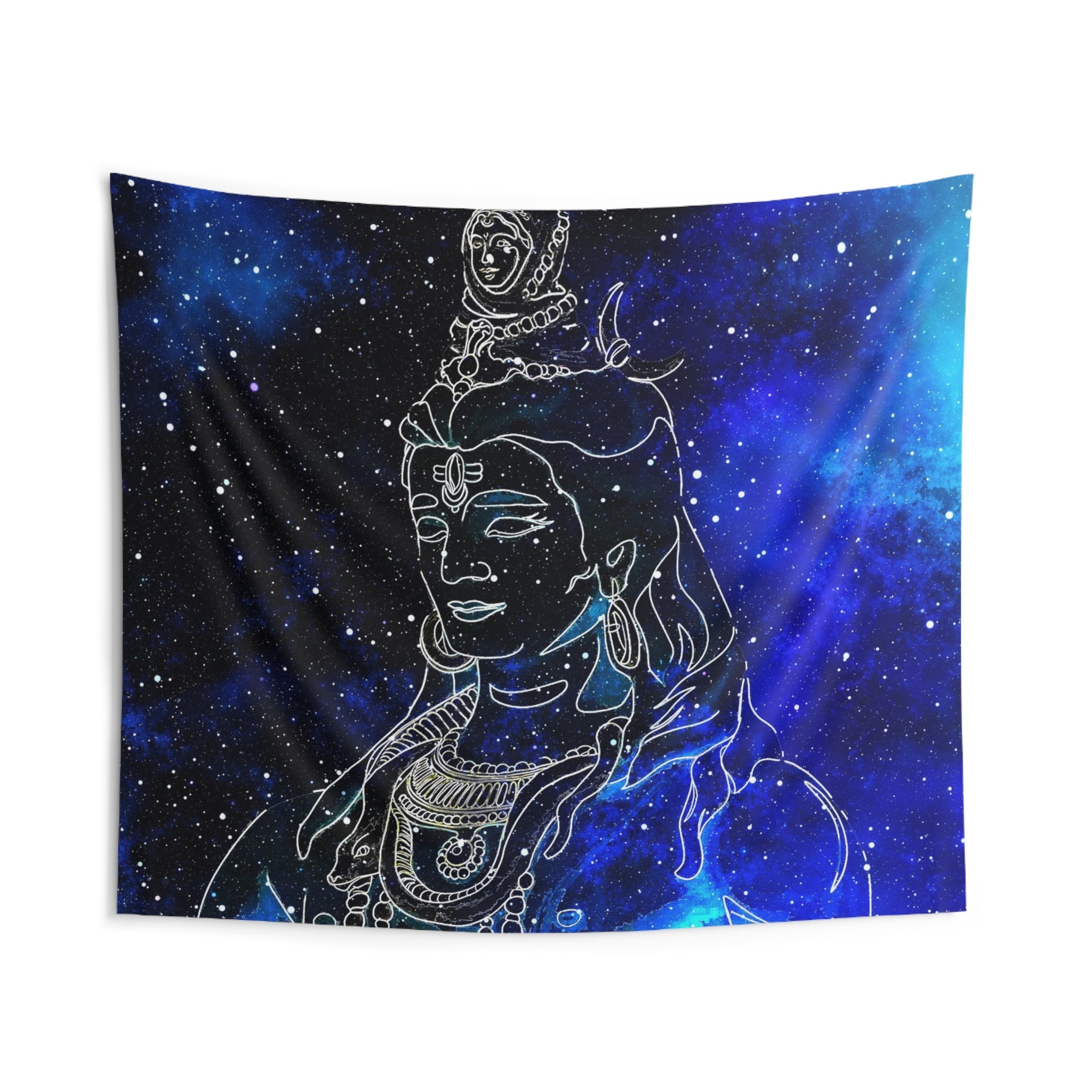 Blue Shiva Tapestry-1