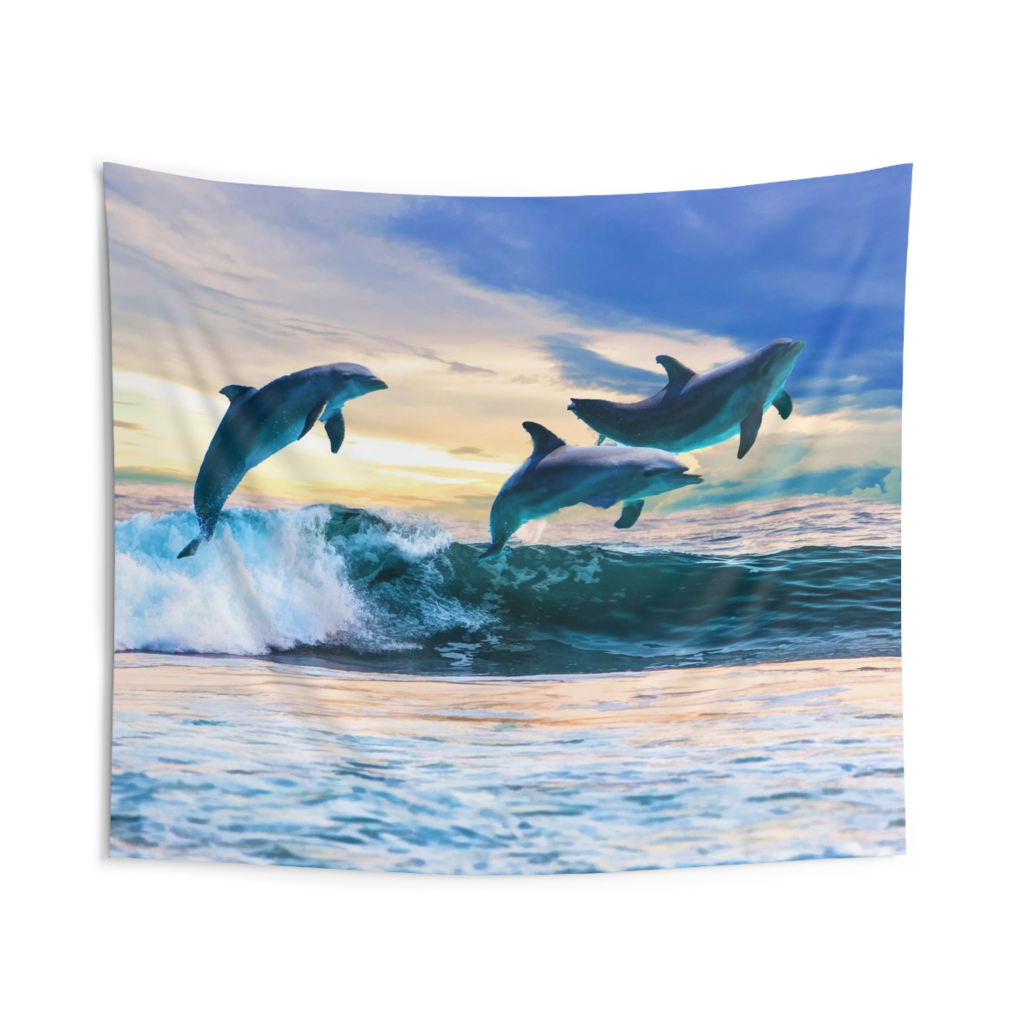 Blue Dolphin Tapestry-1