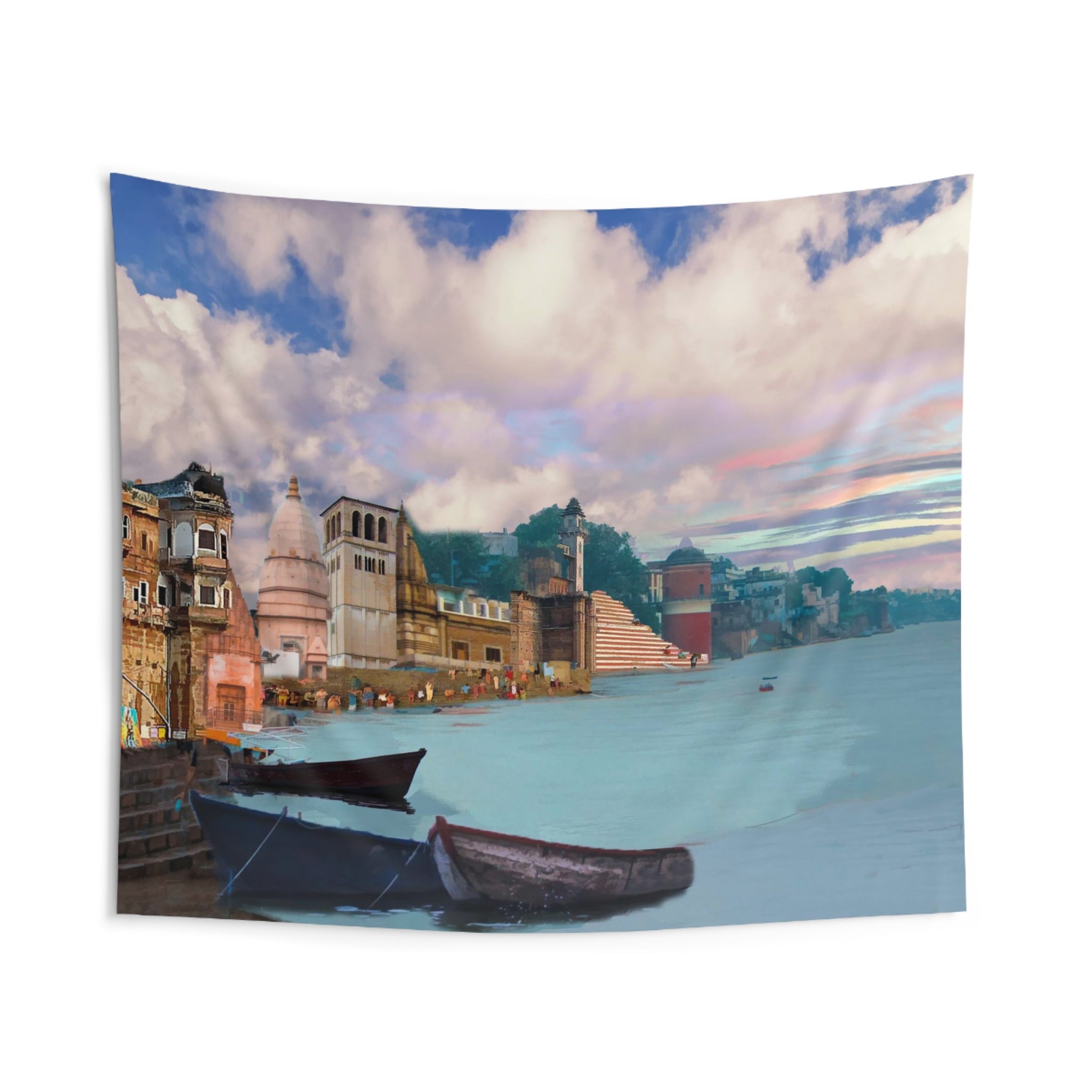 Varanasi Temple Tapestry-1