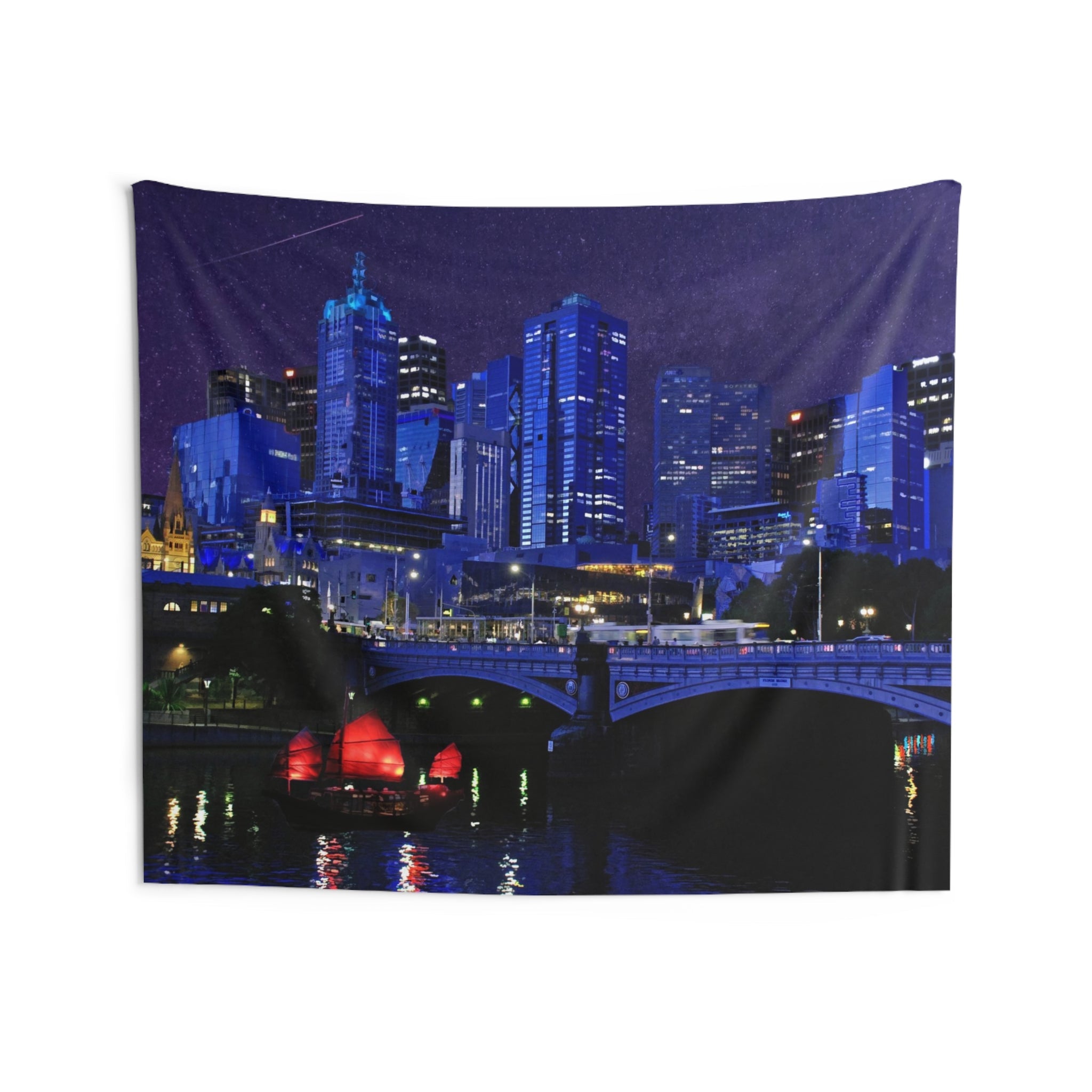 Melbourne Night Tapestry-3
