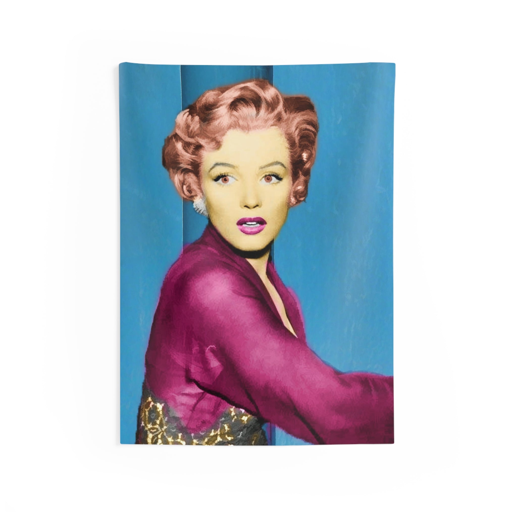 Marilyn Brown Hair Tapestry-0