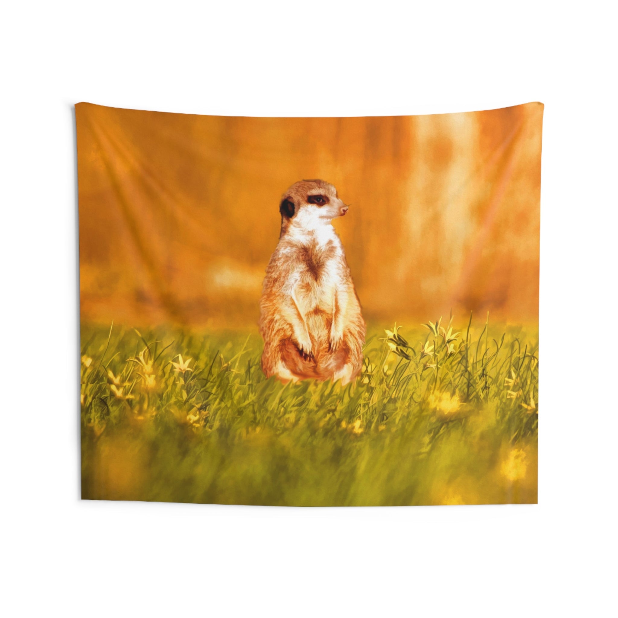 Standing Meerkat Tapestry-3
