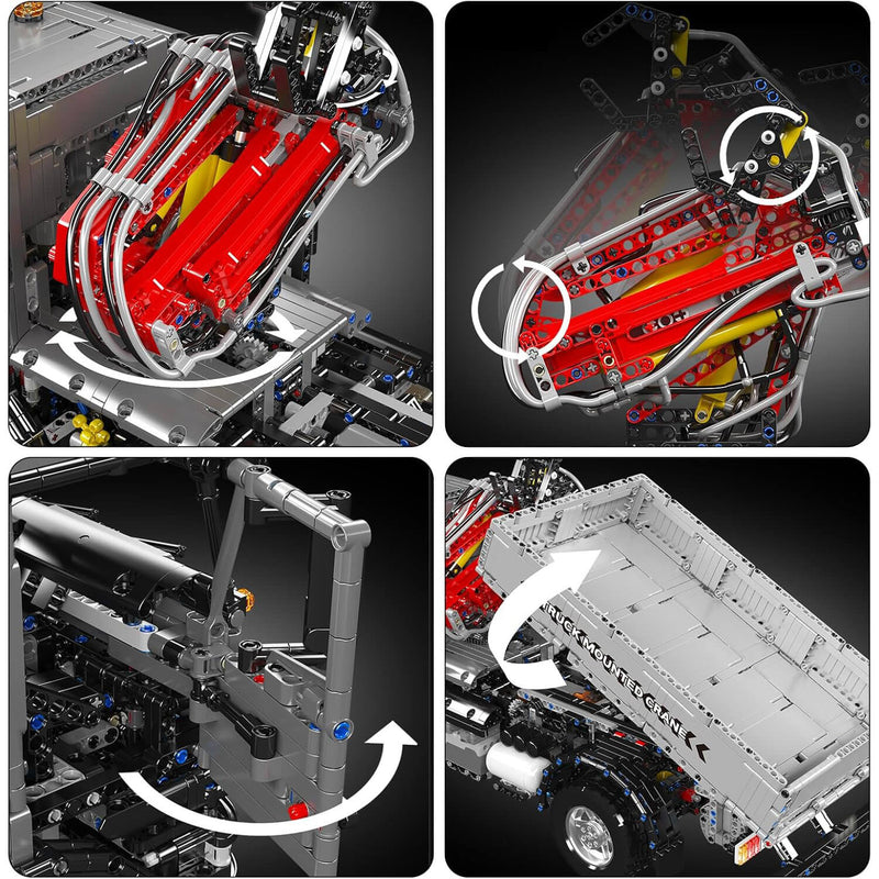 Remote-Controlled Construction Crane Truck 3766PCS-4