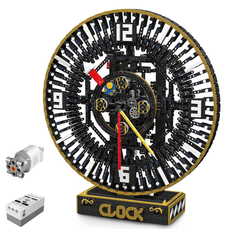 Motorised Steam Punk Mechanical Clock 3674PCS-4