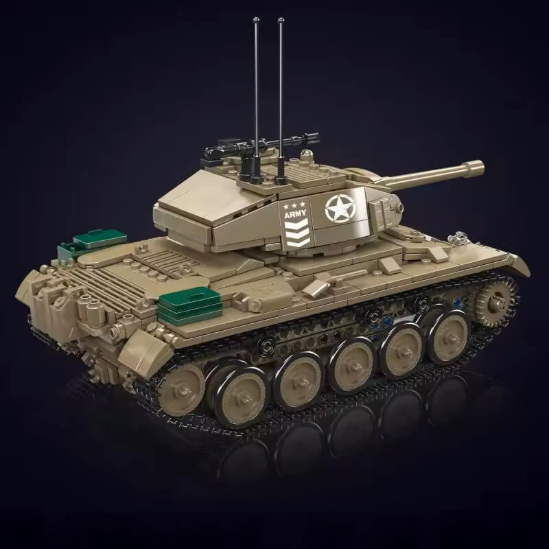 Remote Controlled M24 Chaffee Tank 931pcs-1