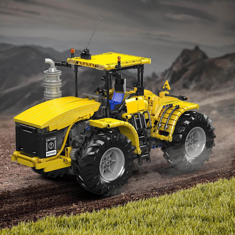 Remote Controlled Yellow Tractor 1299Pcs-4