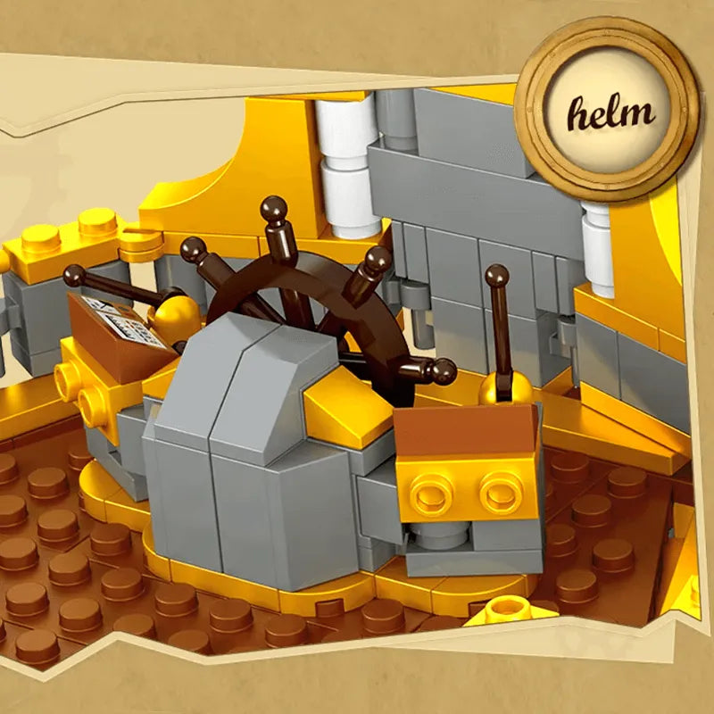 SteamPunk Airship 3271pcs-4