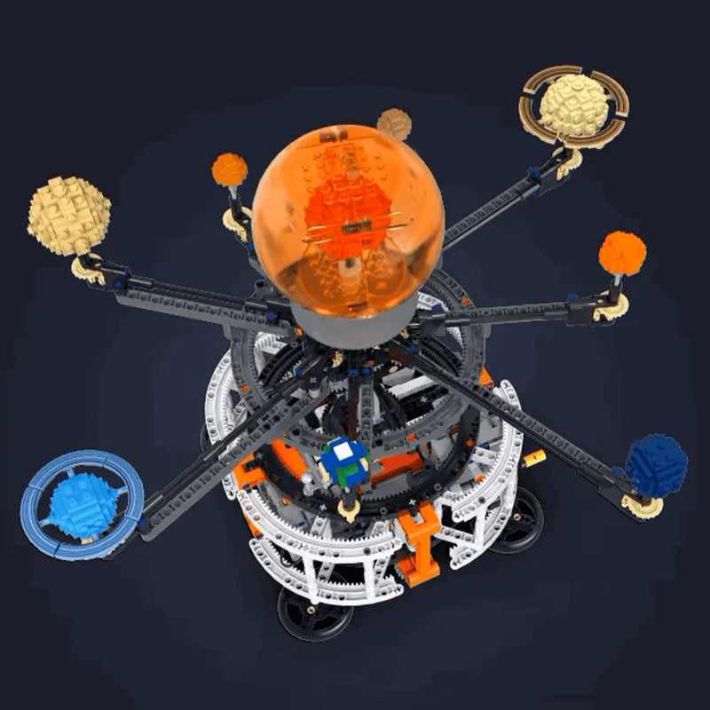 Motorised Rotating Solar System 1281pcs-2