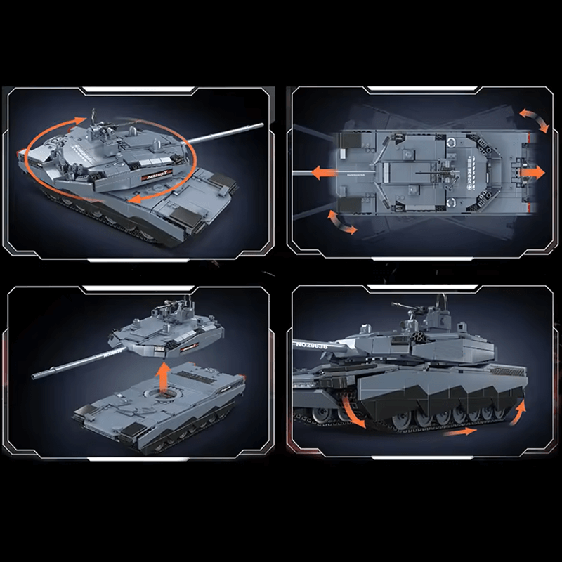 Remote Controlled Battle Tank 1191pcs-3