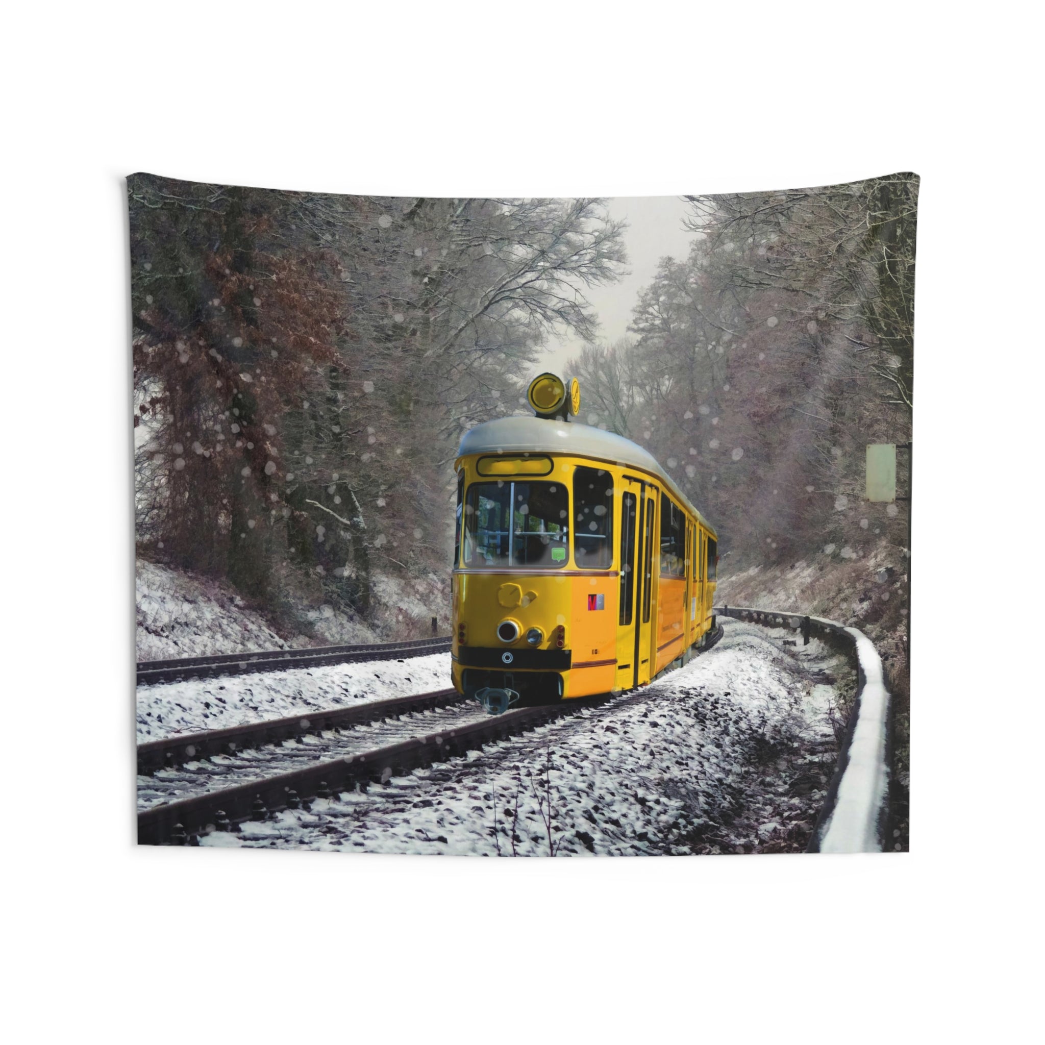 Yellow Tram Tapestry-3
