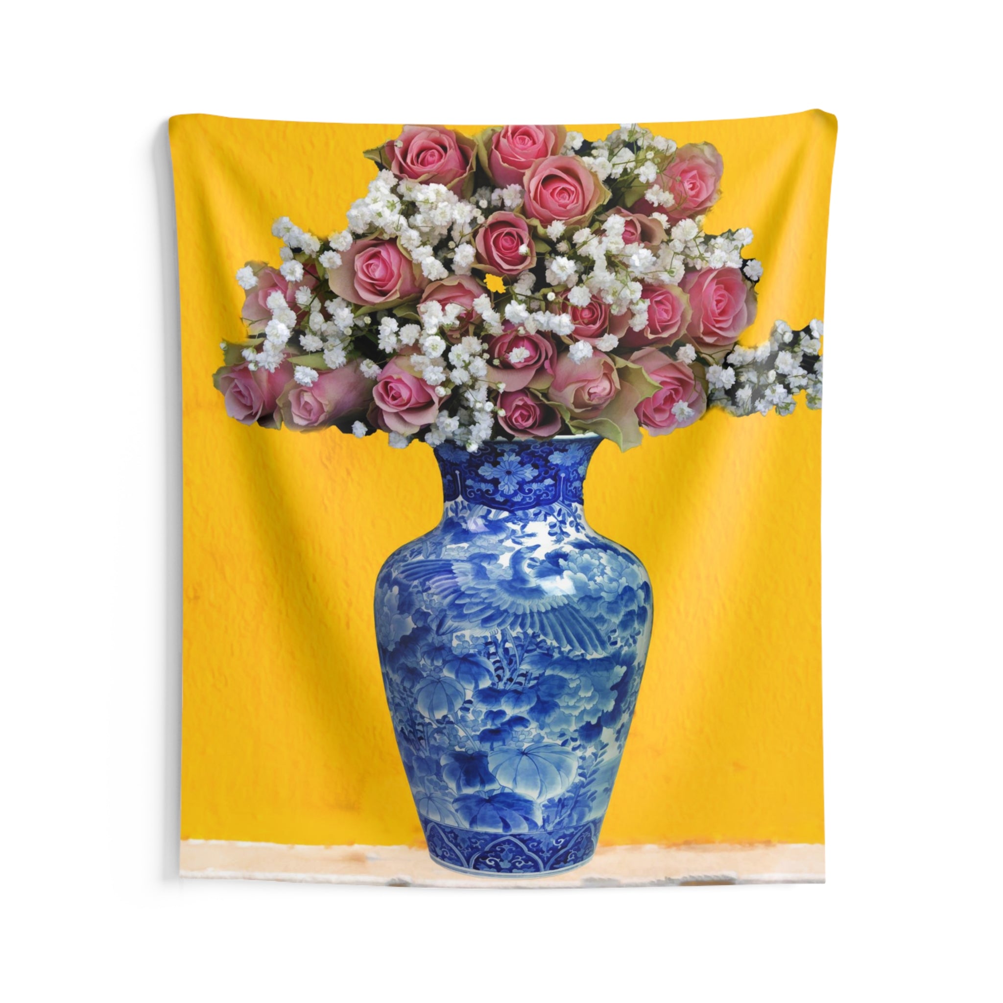 Blue Vase Tapestry-2
