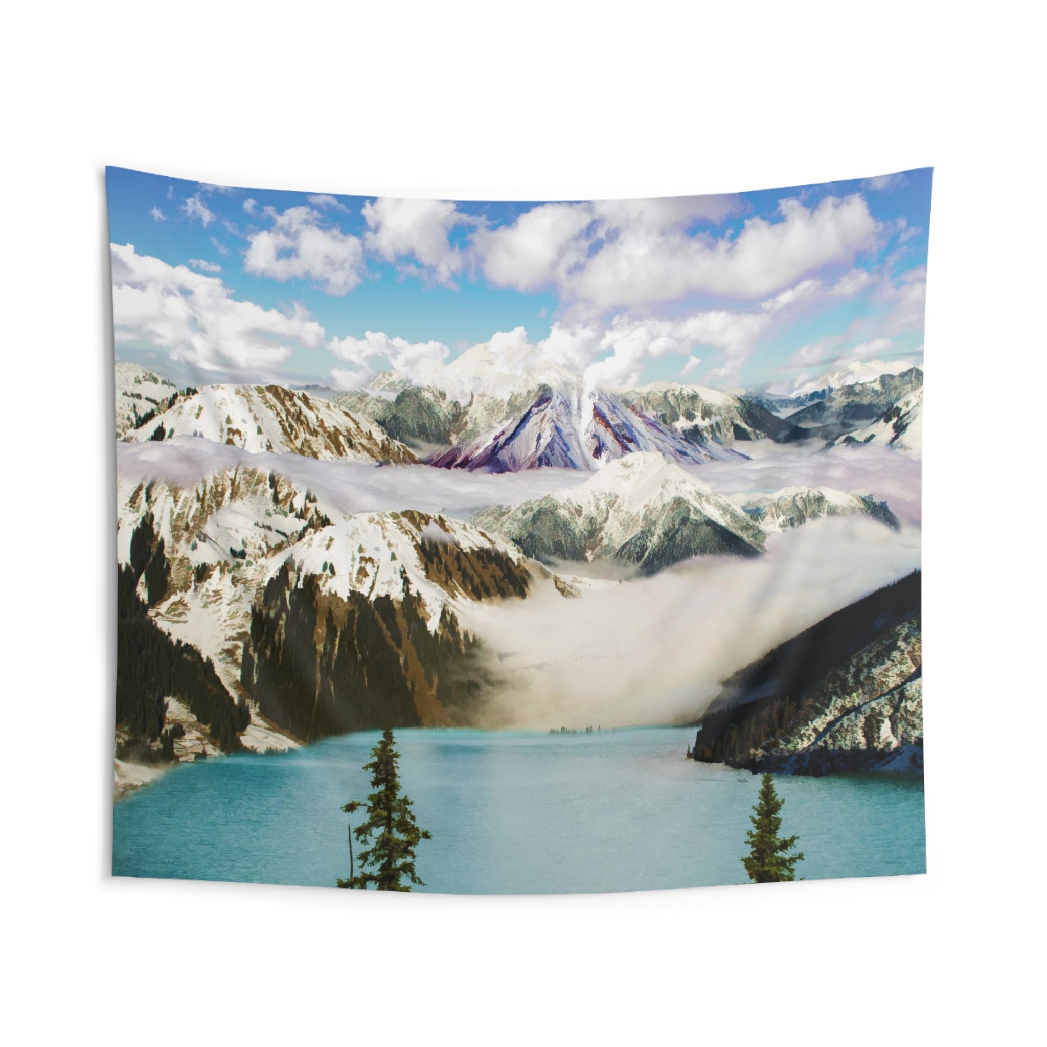 Mountain Lake Tapestry-1