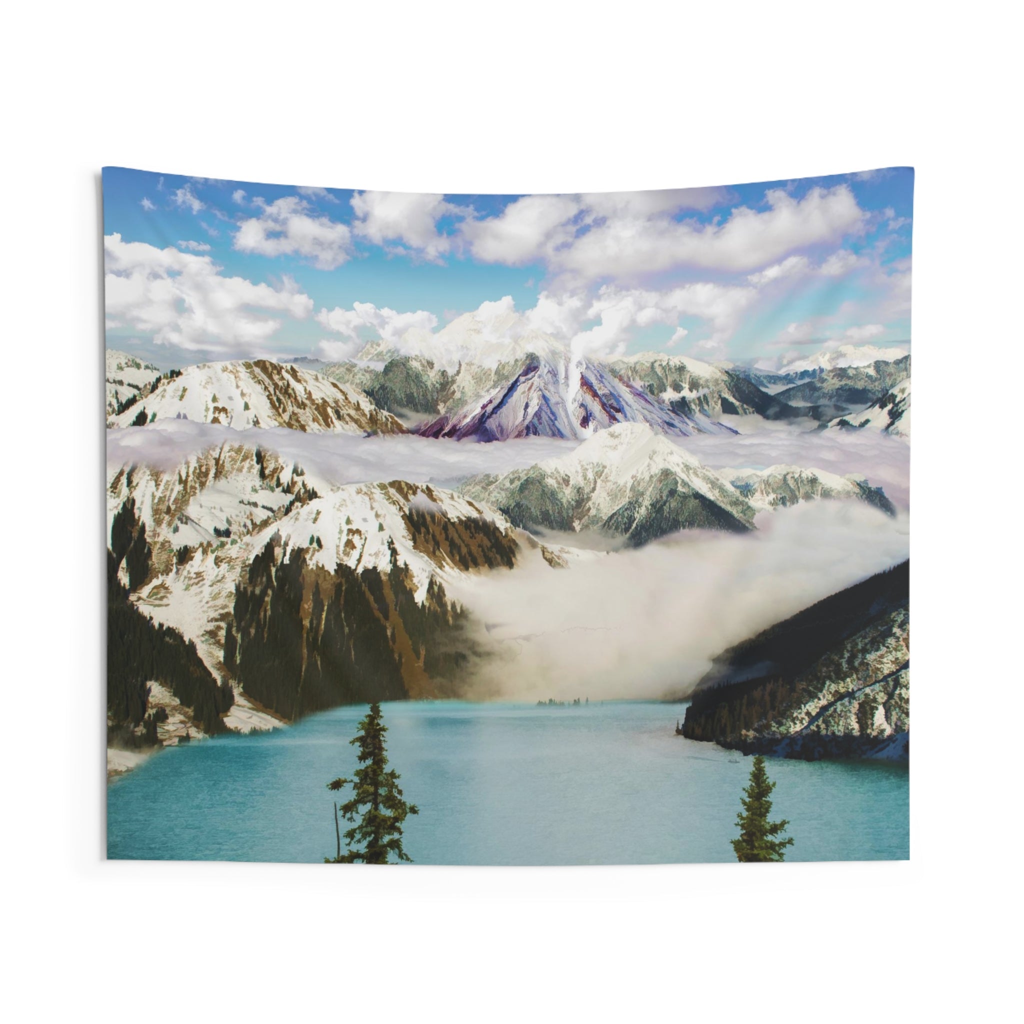 Mountain Lake Tapestry-0