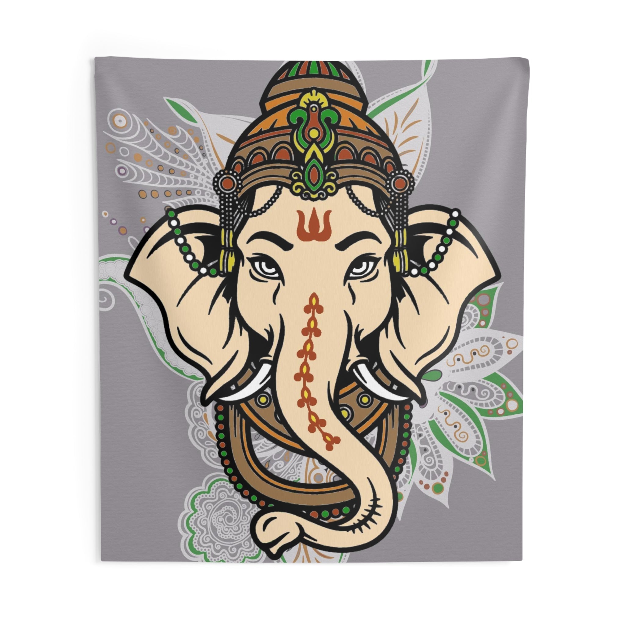 Ganesha Face Tapestry-3