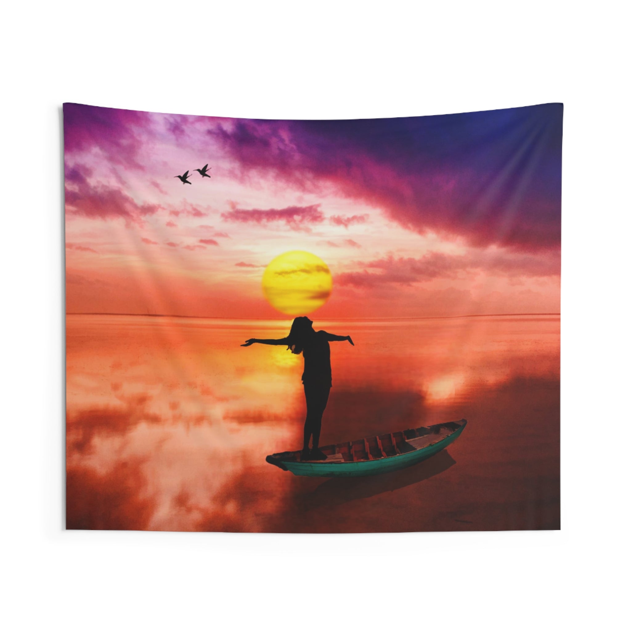 Women Lake Tapestry-0