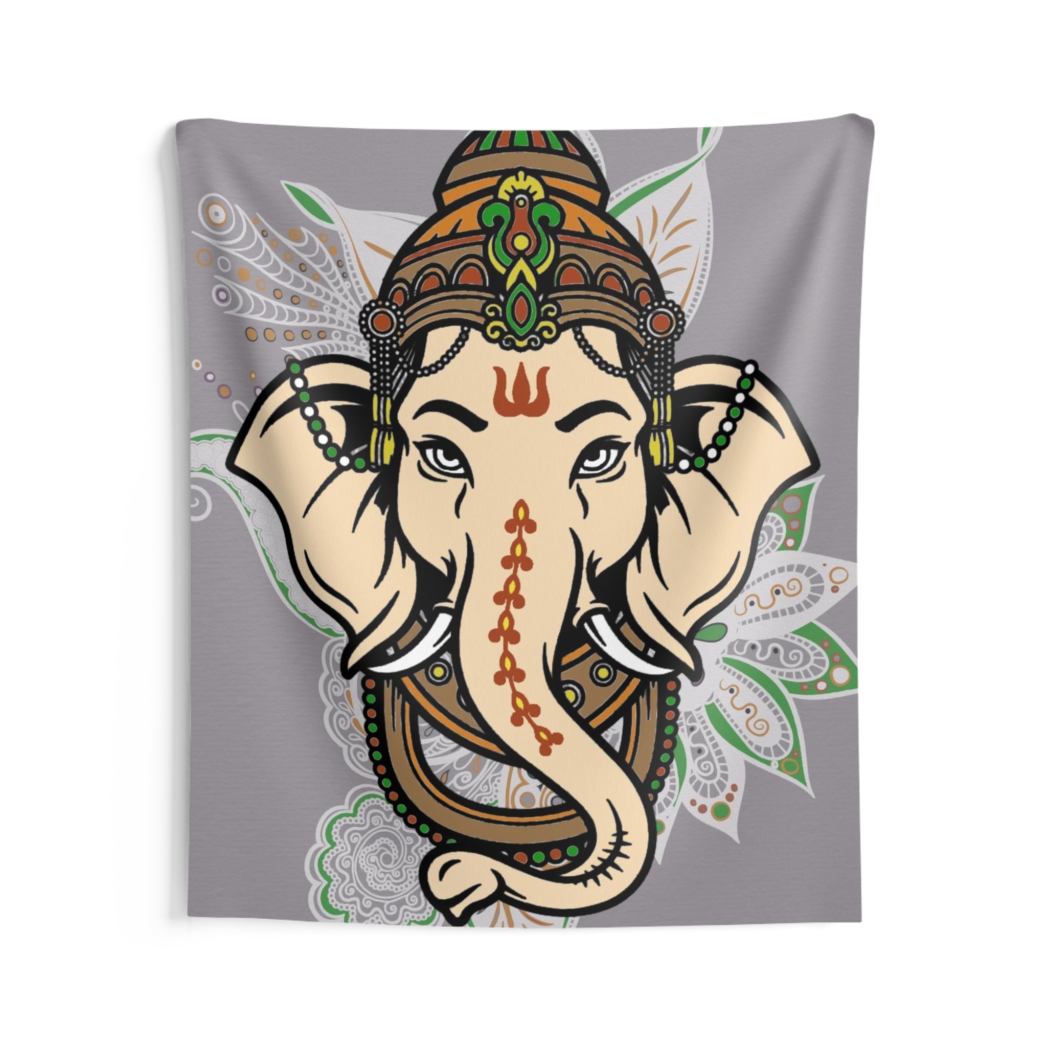 Ganesha Face Tapestry-2