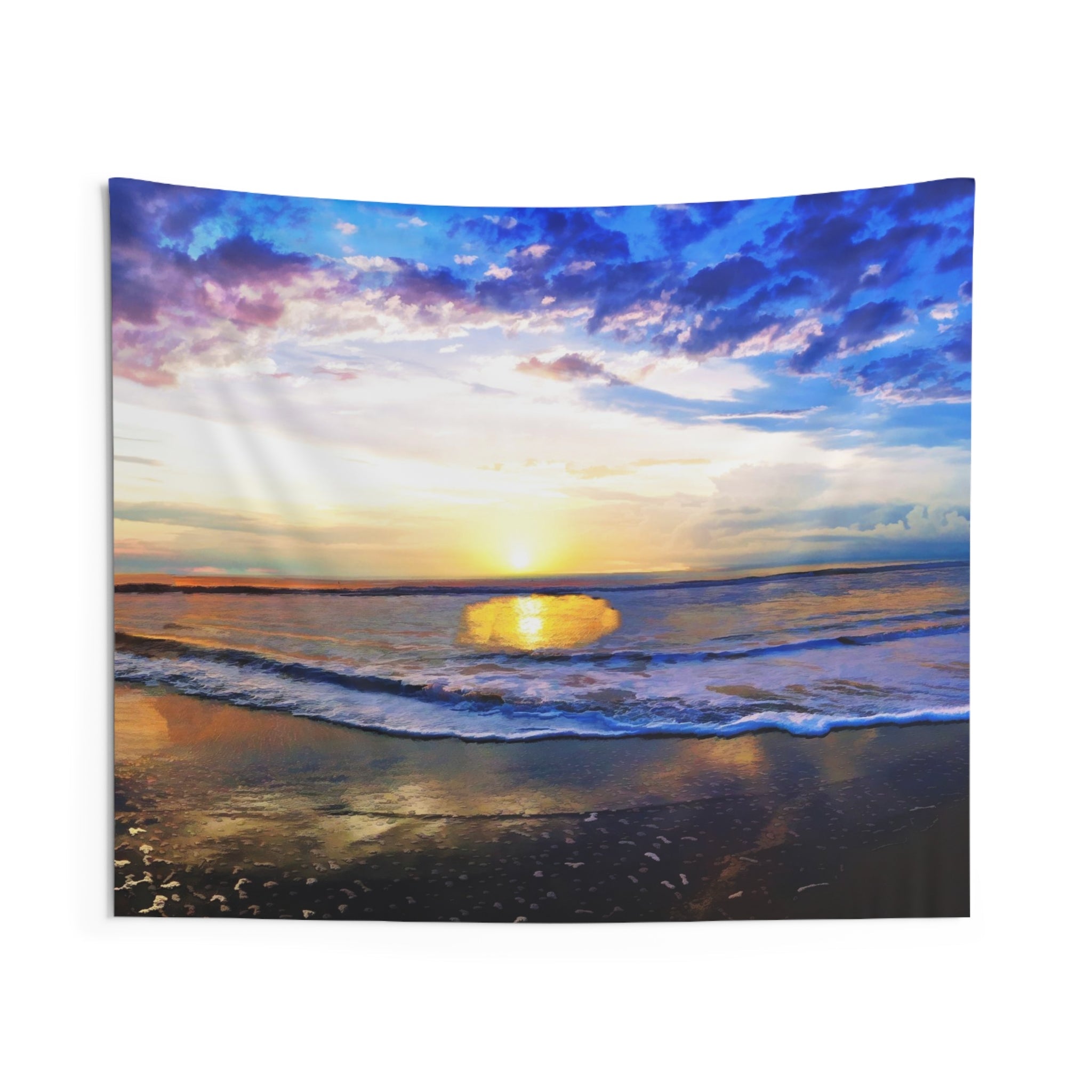 Beach Sunset Tapestry-0