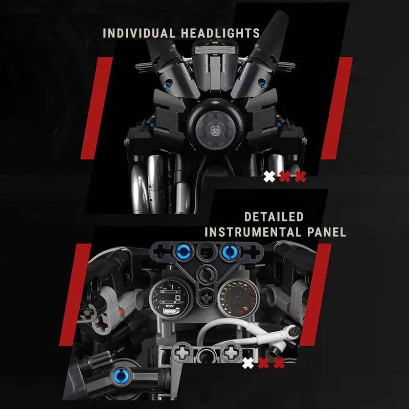 Shadow Edition Dark Bike 1980pcs-4