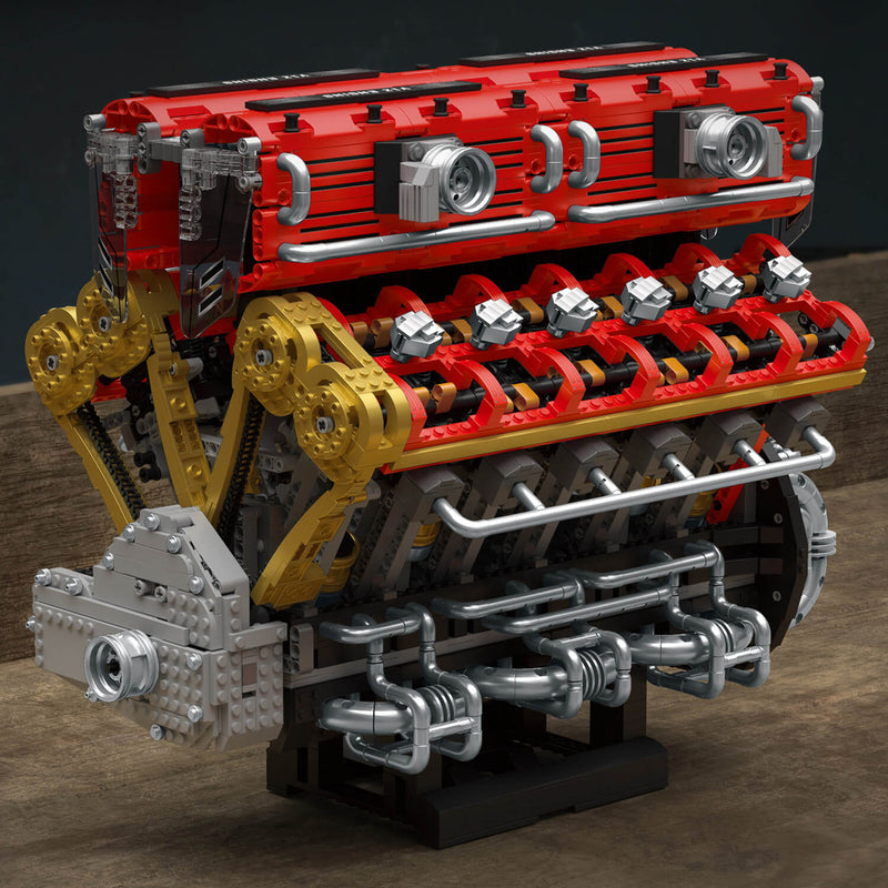 The Ultimate Italian Supercar V12 Engine 4718Pcs-2