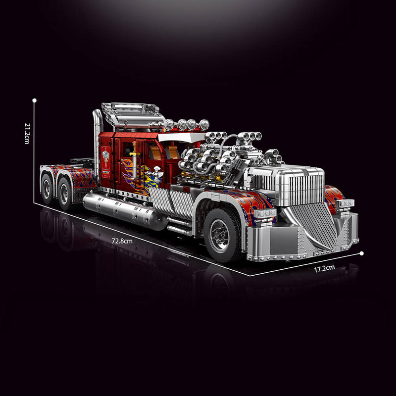The American V24 Diesel Truck 3484Pcs-1