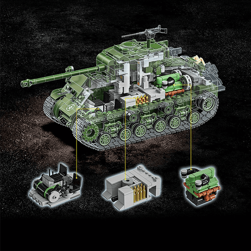 M4 Sherman Tank 1681PCS-4