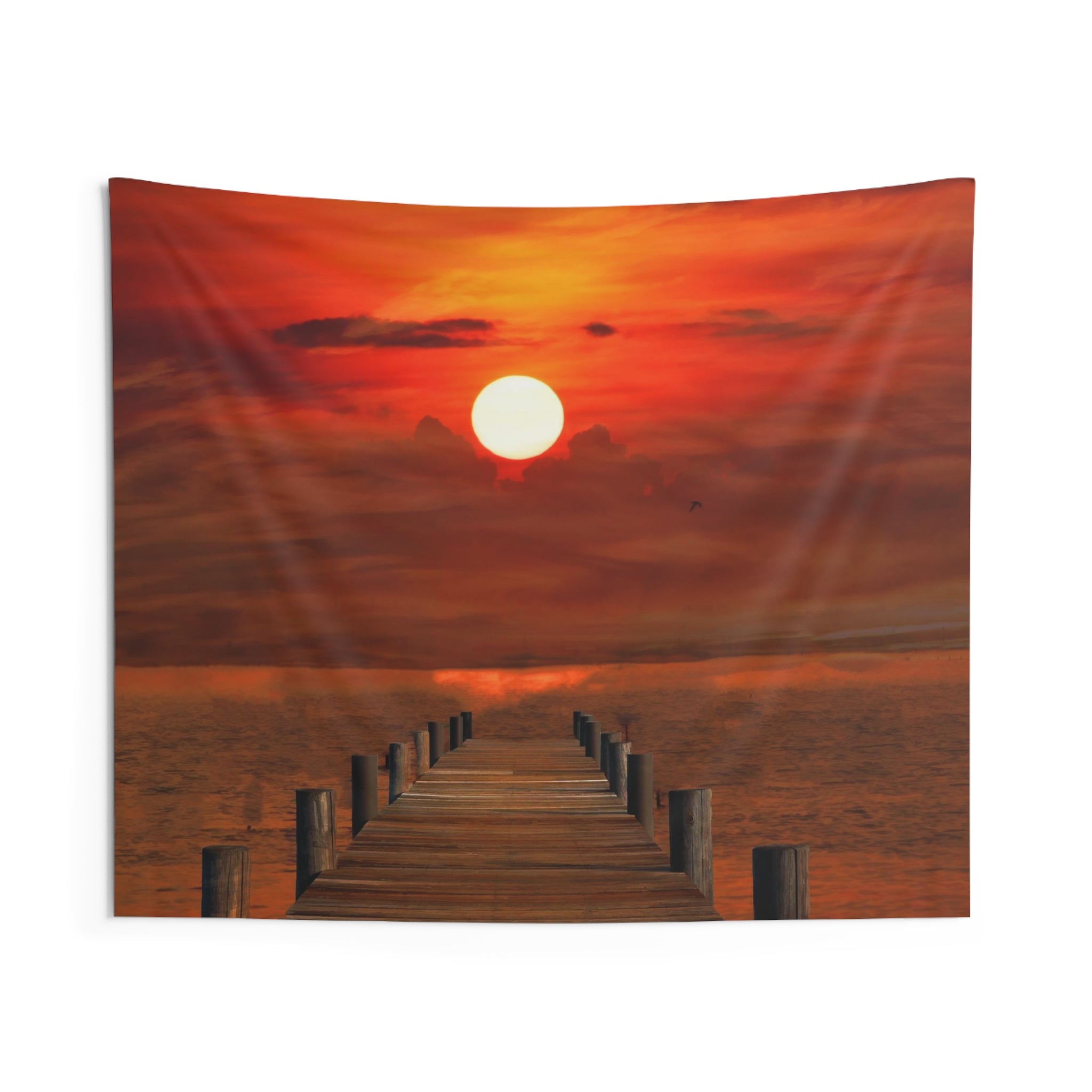 Jetty Sunrise Tapestry-0