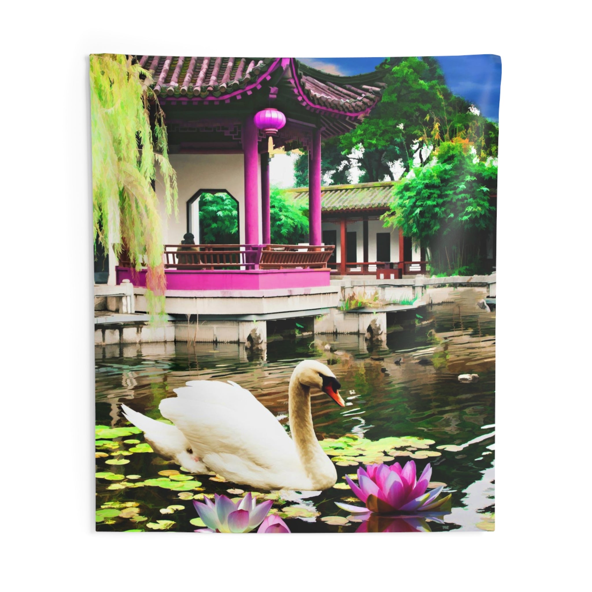 Swan Lily Tapestry-3