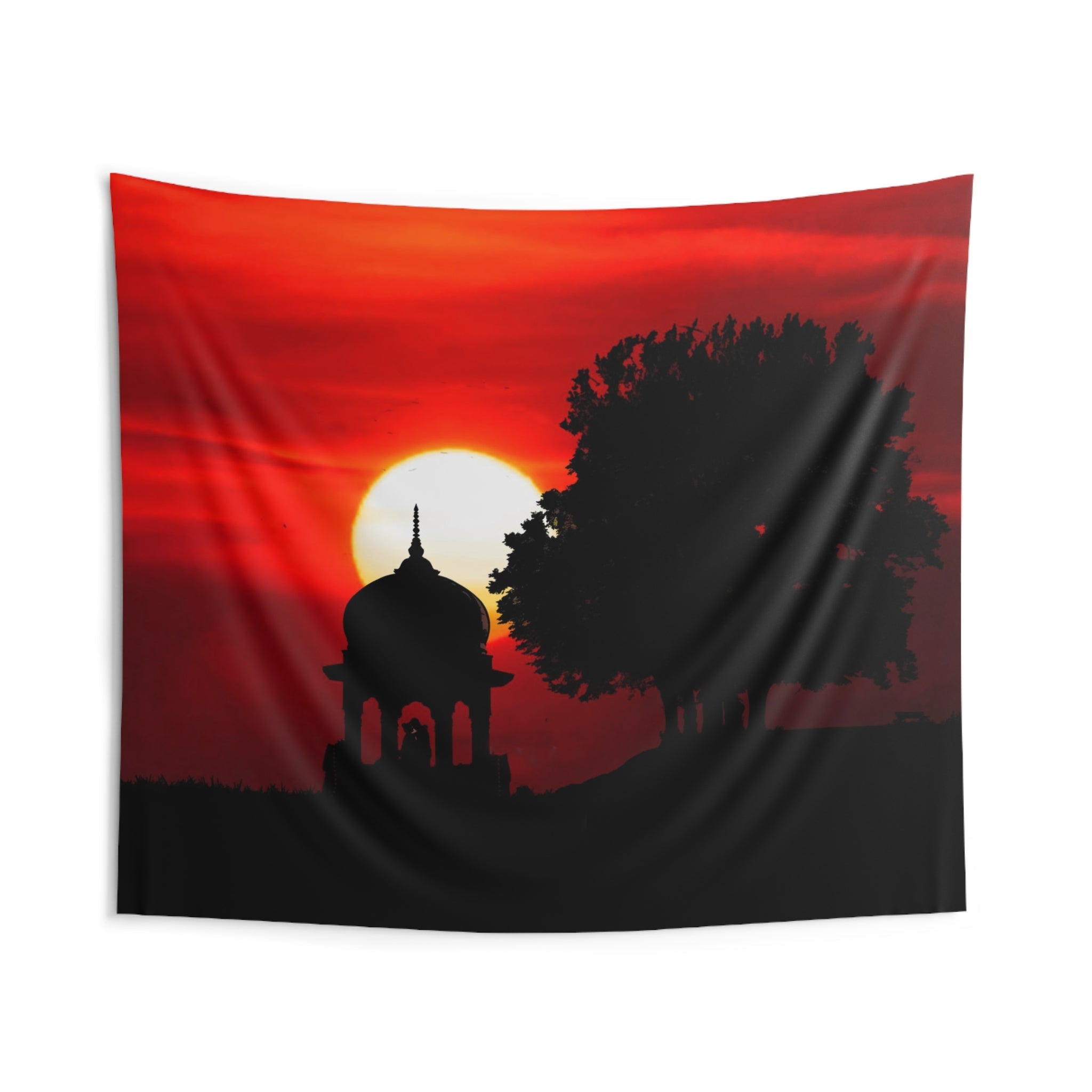 Sunset Red Tapestry-1