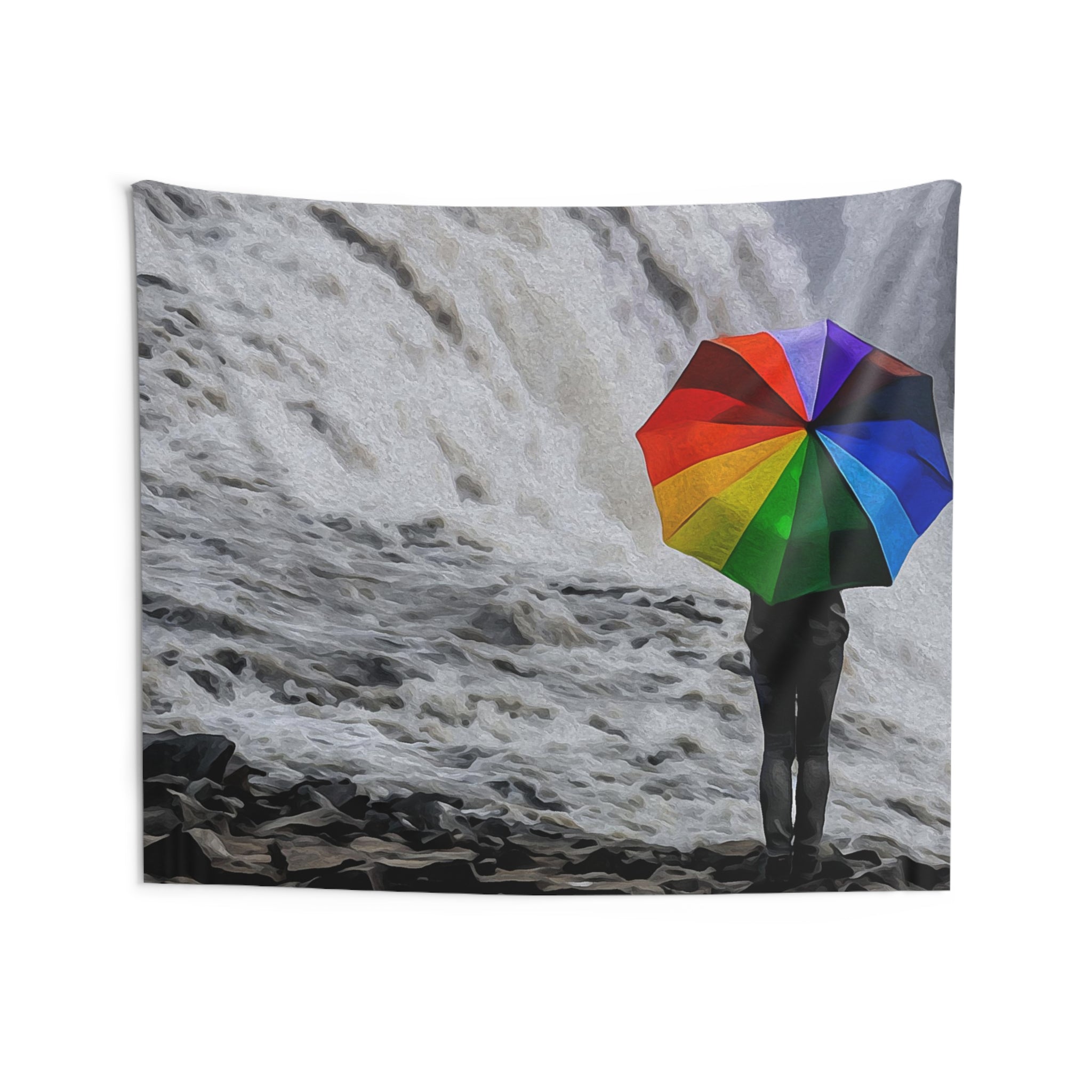 Waterfall Umbrella Tapestry-3