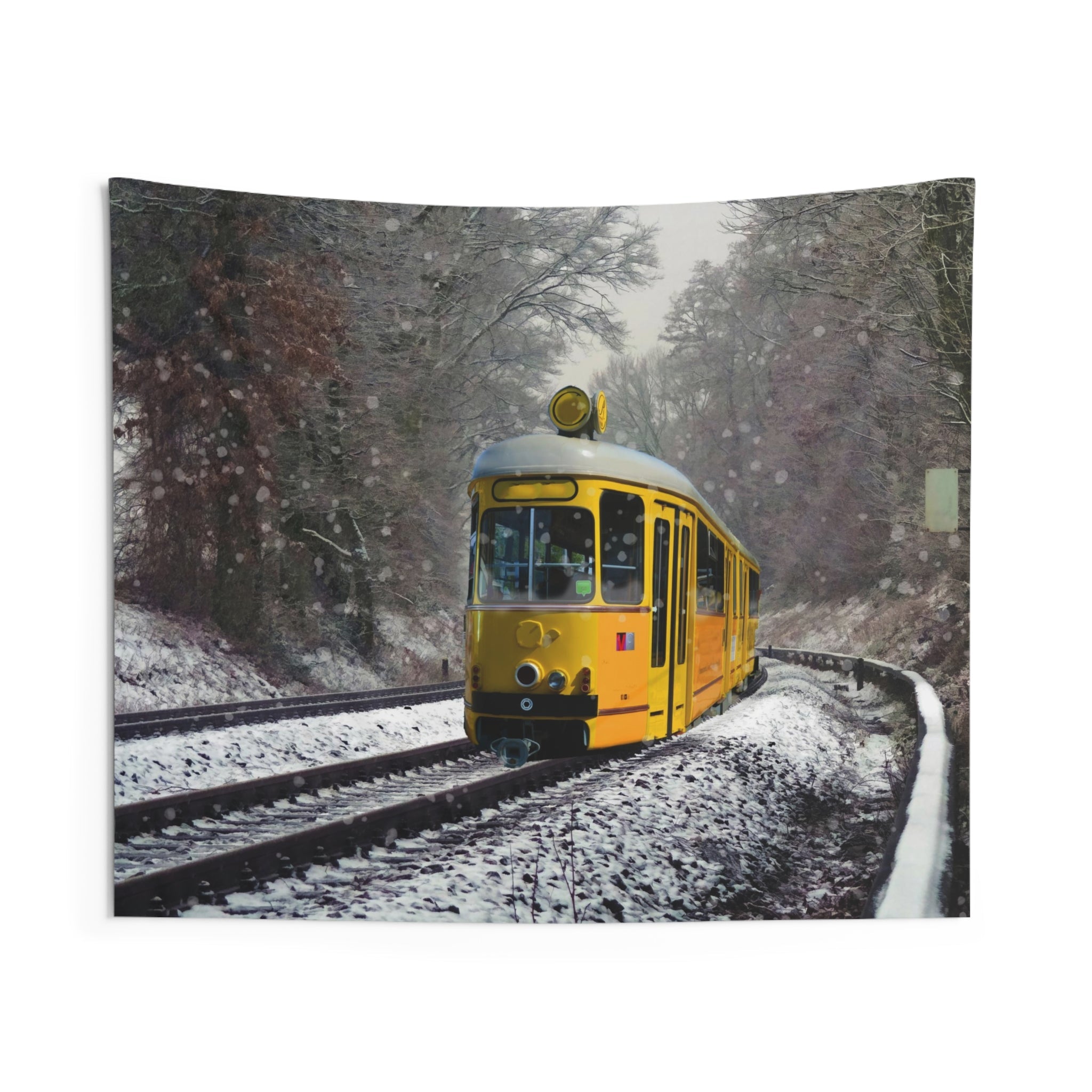 Yellow Tram Tapestry-0