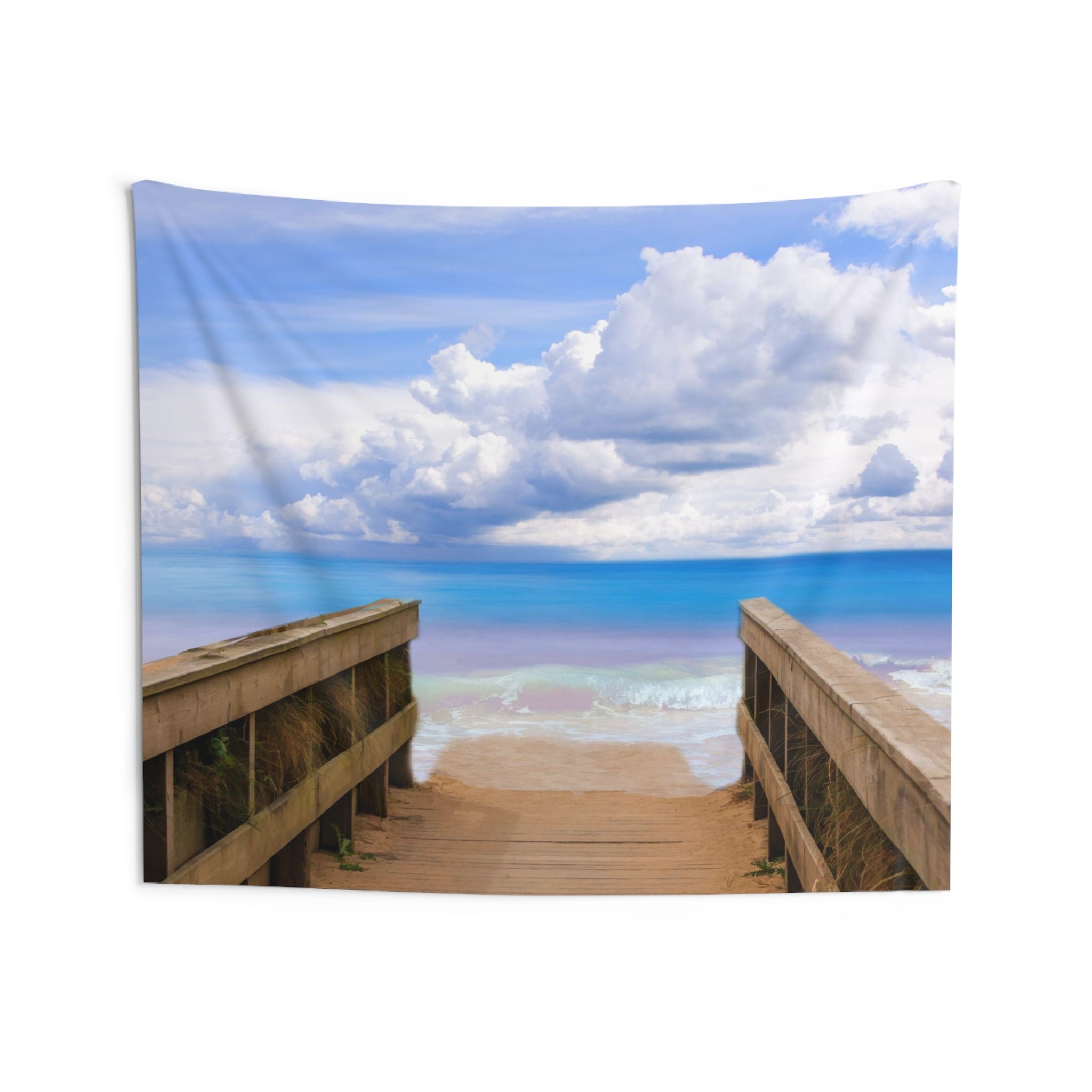 Beach Path to sea Tapestry-3