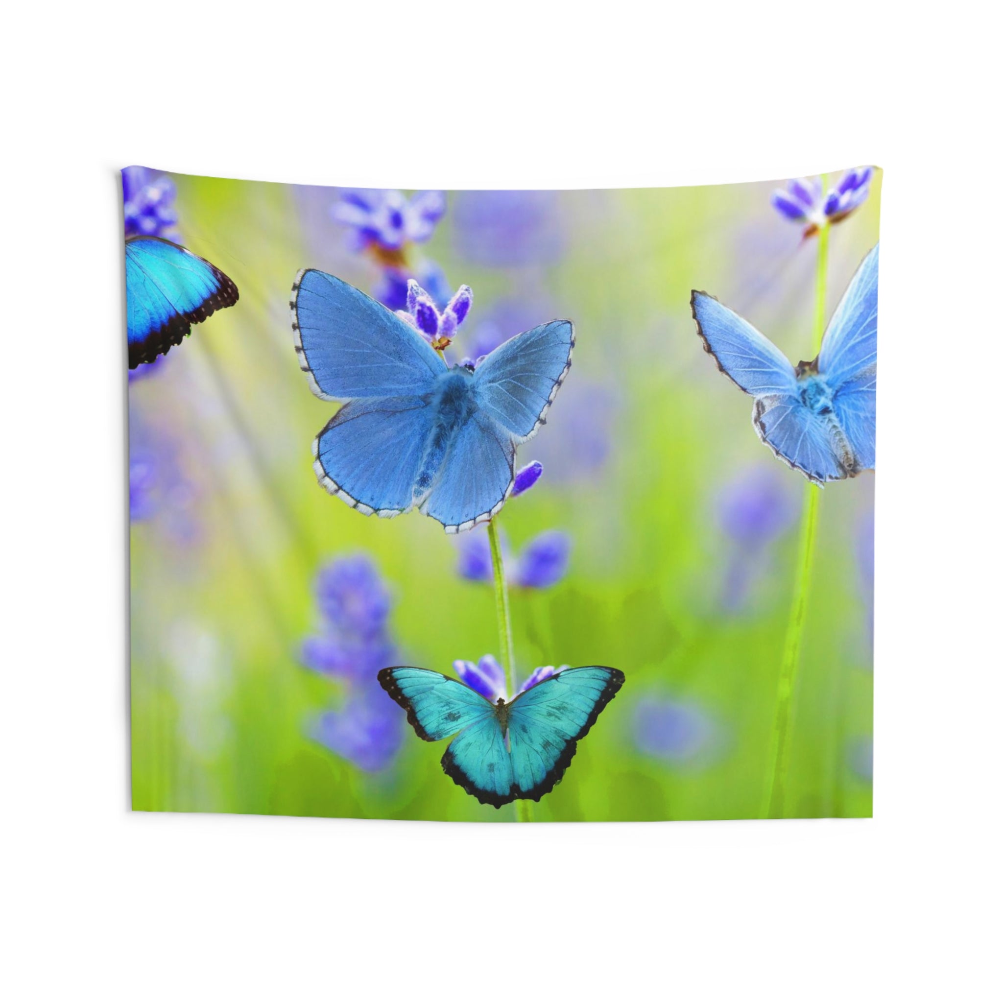 Blue Butterfly Tapestry-3