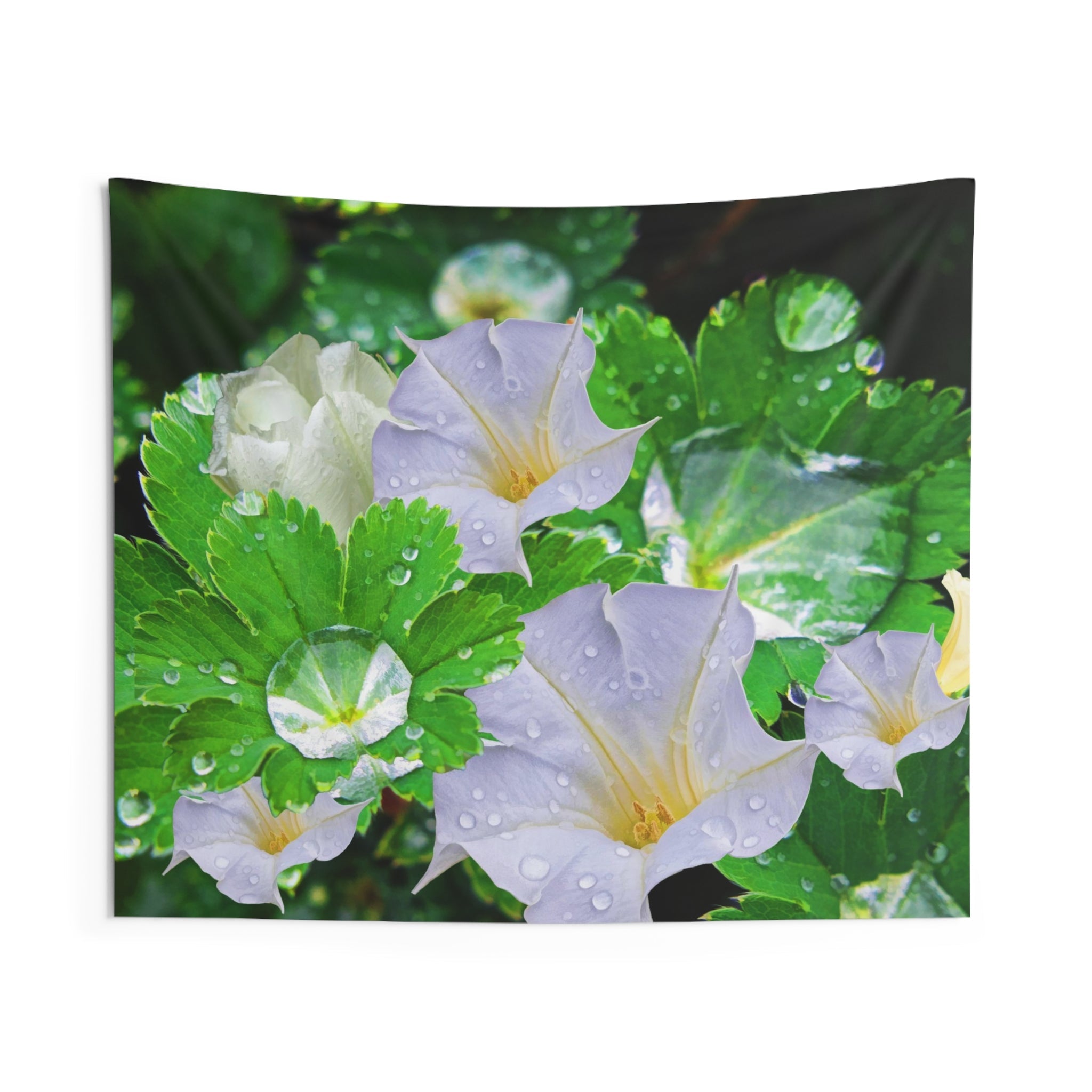 Dewdrop Jimsonweed Tapestry-0