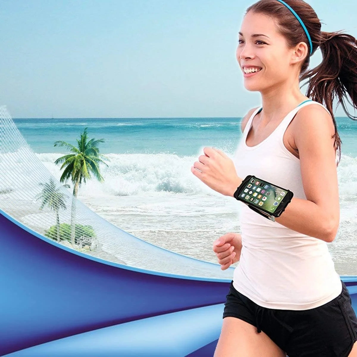 360° Rotating Sport Wrist Armband Phone Holder