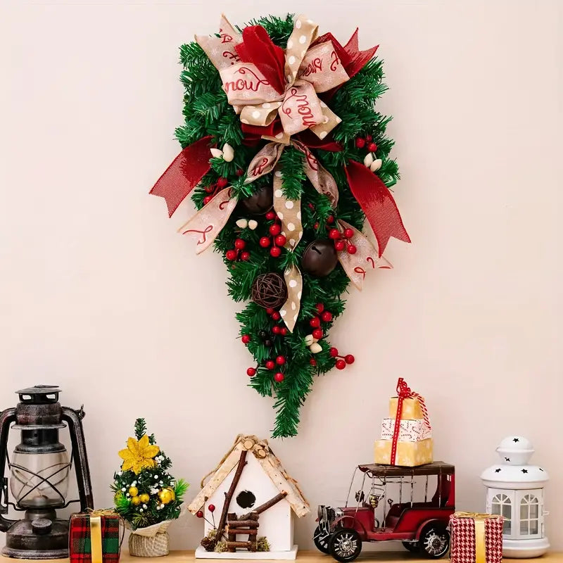 Joyful Door Adornments: Festive Christmas Ornaments-1