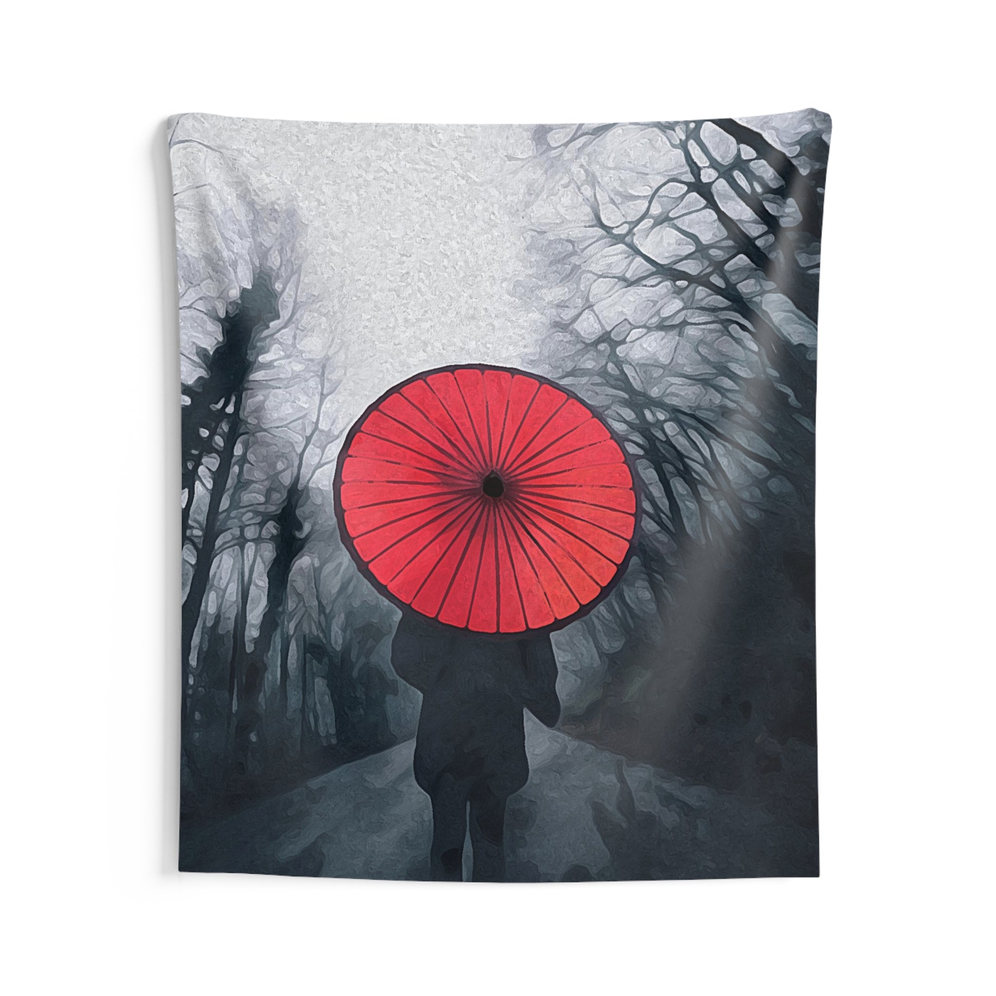 Red Umbrella Tapestry-2