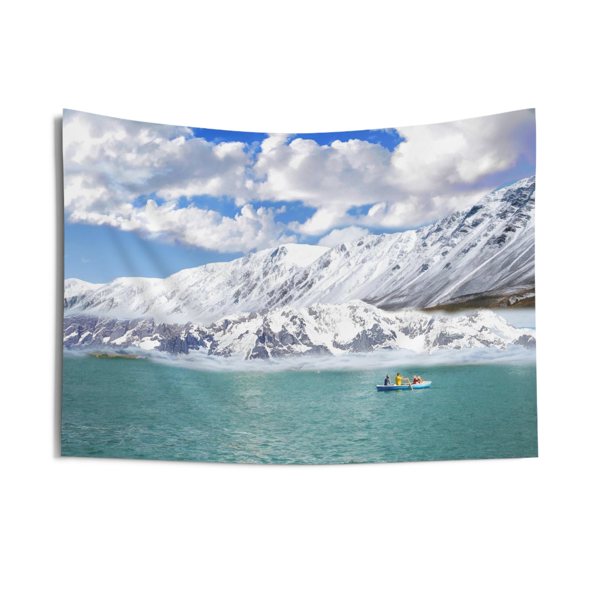 Ladakh Mountain Lake Tapestry-2