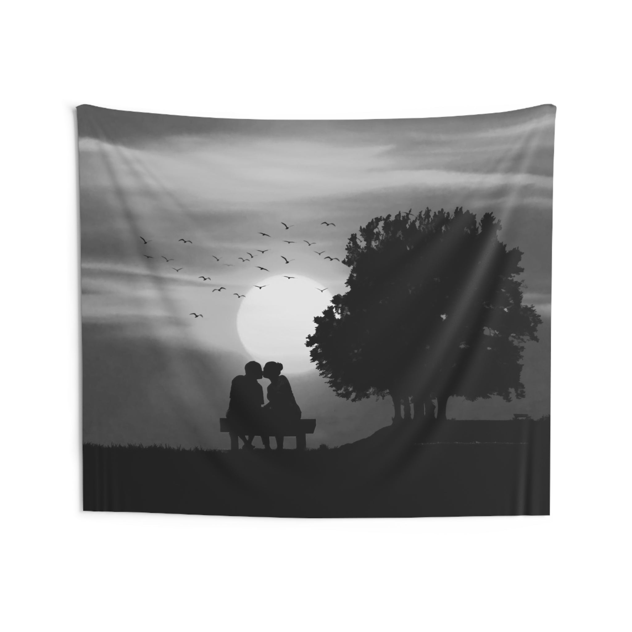 Couple Sunset Tapestry-3
